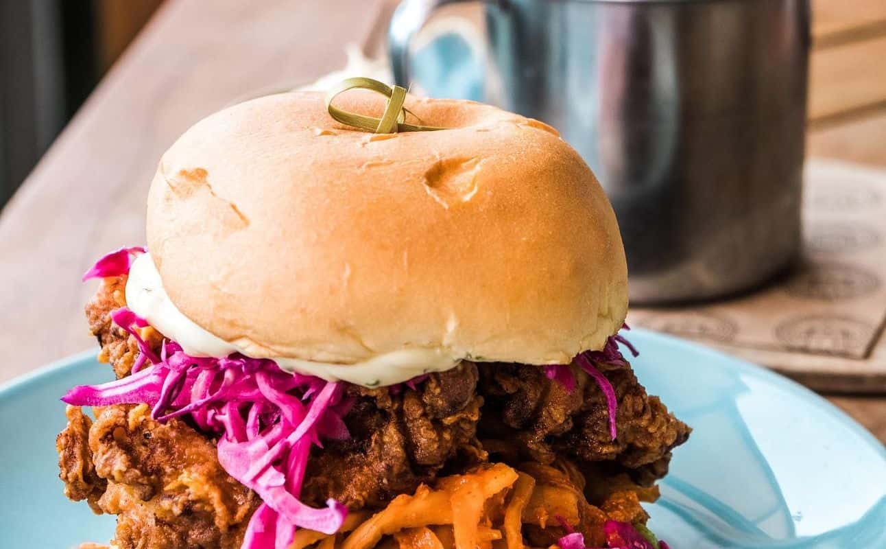 Enjoy Burgers cuisine at Sandbar in Surfers Paradise, Gold Coast