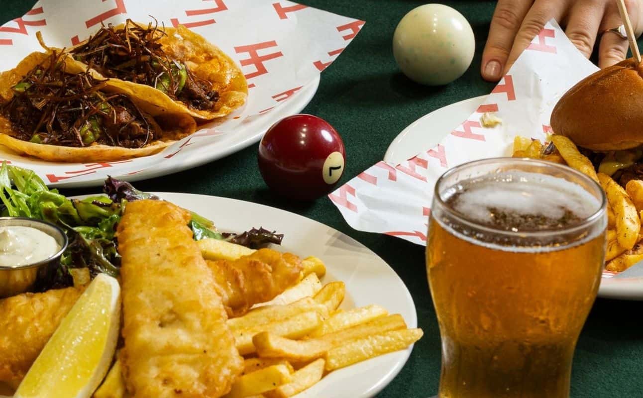 Enjoy Pub Food, Australian, Dairy free options, Gluten Free options, Vegan options, Vegetarian options, Hotel restaurant, Late night, Bars & pubs, Indoor & outdoor seating, $$, Groups, Live music and Bar scene cuisine at The Landsdowne Hotel in Chippendale , Sydney