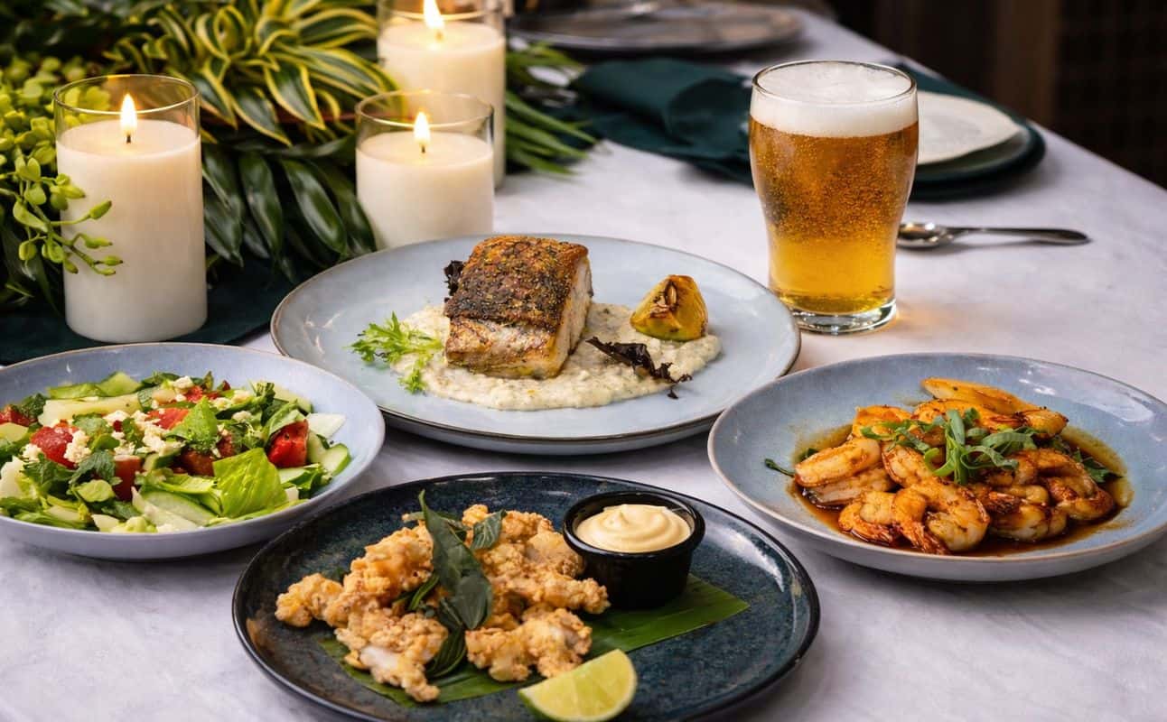 Enjoy Australian, Cocktail bar, Indoor & outdoor seating, $$$, Groups and Live music cuisine at Gin Social in Cairns City Centre, Cairns