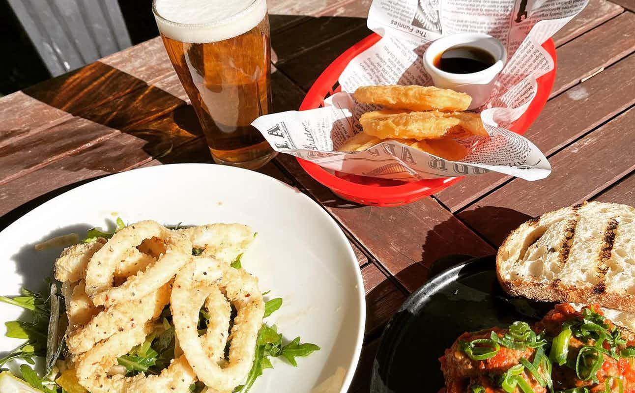 Enjoy Pub Food, Australian, Gluten Free Options, Vegan Options, Vegetarian options, Bars & Pubs, Indoor & Outdoor Seating, $$$$, Live music, Bar Scene and Groups cuisine at The Brandon Hotel in Carlton North, Melbourne