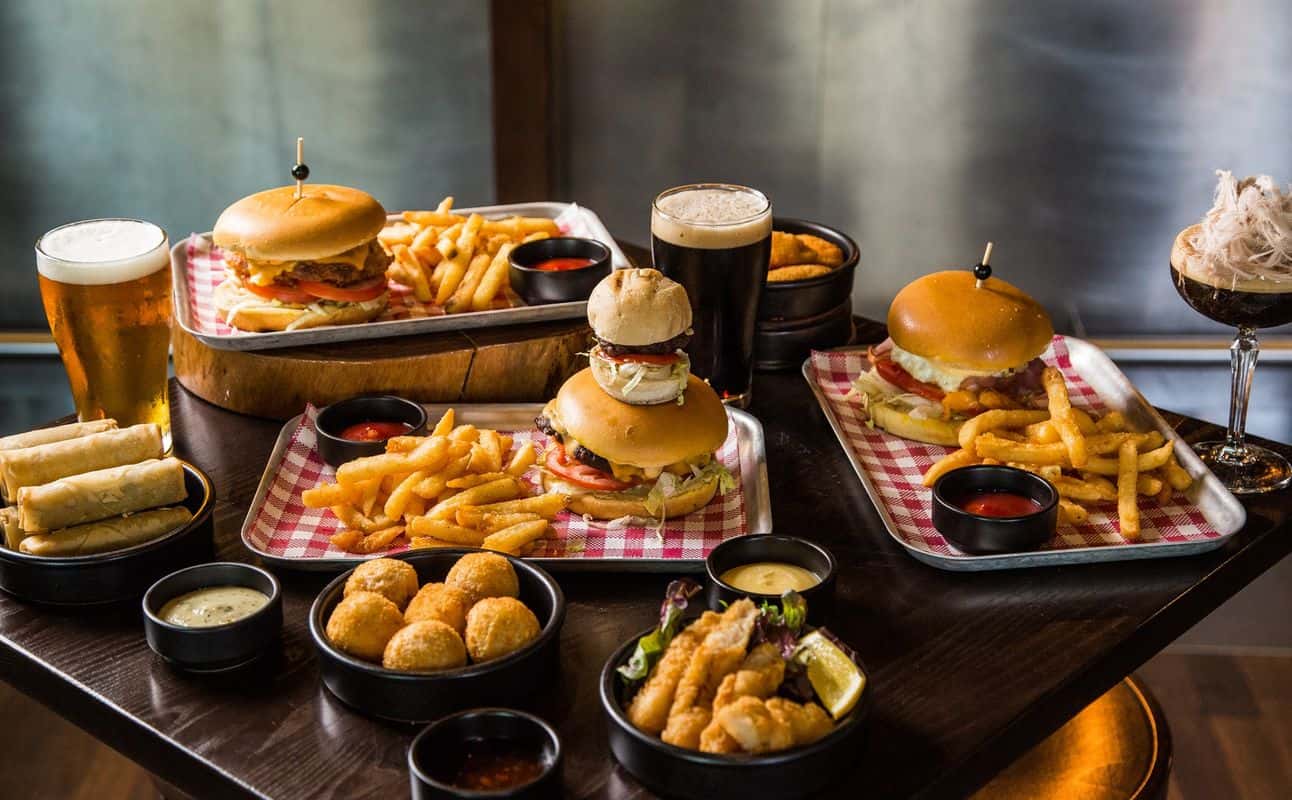Enjoy Burgers cuisine at Eve's Bar in Chippendale , Sydney