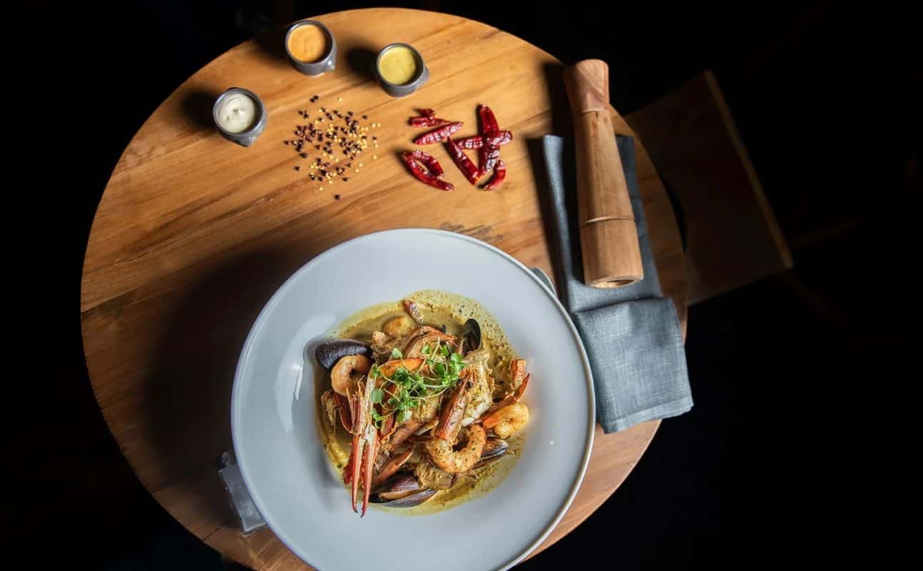 Enjoy Seafood, Australian, Dairy free options, Gluten Free options, Vegan options, Vegetarian options, Restaurant, Street parking, Wheelchair accessible, Private dining, Table service, Free wifi, $$$, Groups, Families, Business meetings and Special occasion cuisine at COCO GABBA in Woolloongabba, Brisbane