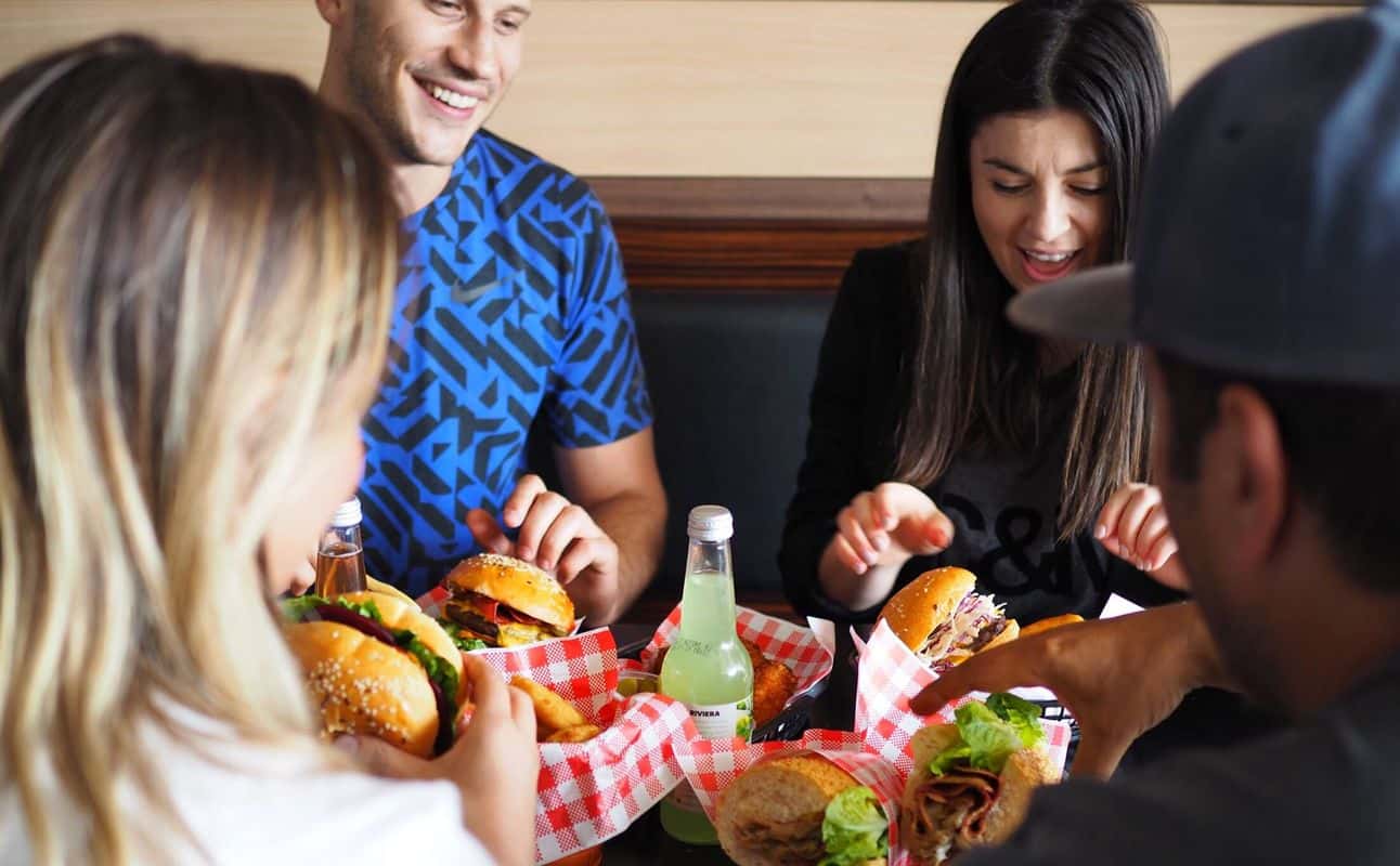 Enjoy American, Vegetarian options, Diner, $$, Groups and Families cuisine at Up The Road Burgers in Doncaster, Melbourne
