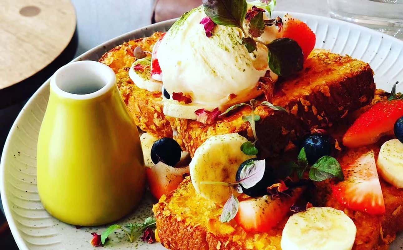 Enjoy Breakfast, Burgers, Cafe, Cafe, Street parking, Indoor & outdoor seating, $$, Groups and Kids cuisine at Blue Brew Cafe in Redfern, Sydney
