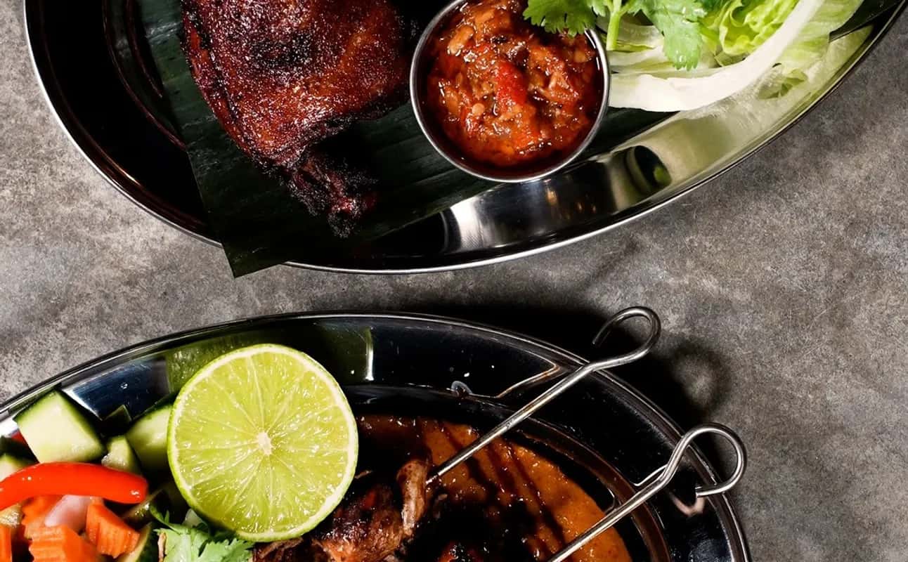 Enjoy Asian, Balinese, Indonesian, Gluten Free options, Vegan options, Vegetarian options, Halal, Dairy free options, Restaurant, Late night, Non-smoking, Dog friendly, Wheelchair accessible, Street parking, Indoor & outdoor seating, Child friendly, Highchairs available, $$$$, Families, Groups, Hidden gems, Craft beer, Special occasion, Date night and Business meetings cuisine at Warisan Indonesian Restaurant in Fortitude Valley, Brisbane