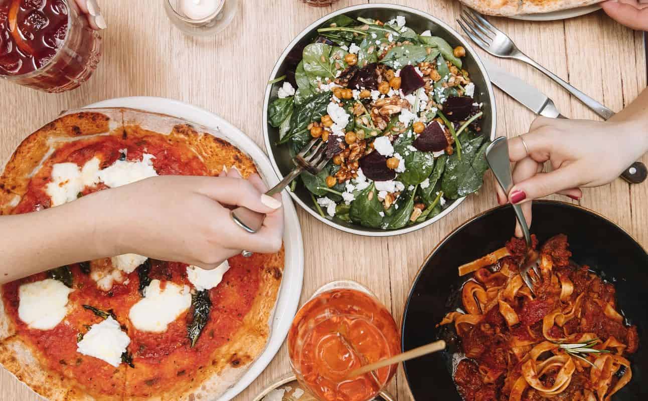 Enjoy Pizza, Italian, Vegan Options, Vegetarian options, Restaurant, Indoor & Outdoor Seating, $$, Families and Groups cuisine at Farro Windsor in Windsor, Melbourne