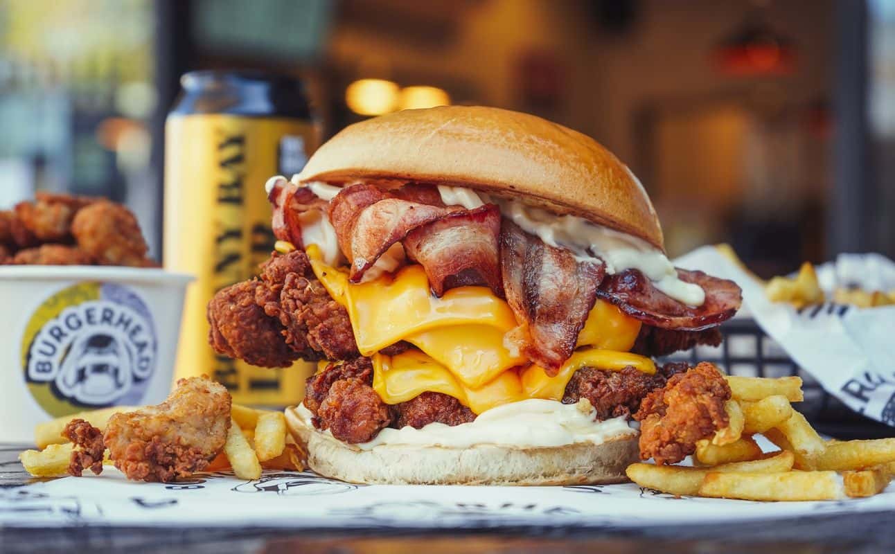 Enjoy Burgers cuisine at Burger Head Penrith in Penrith, Sydney