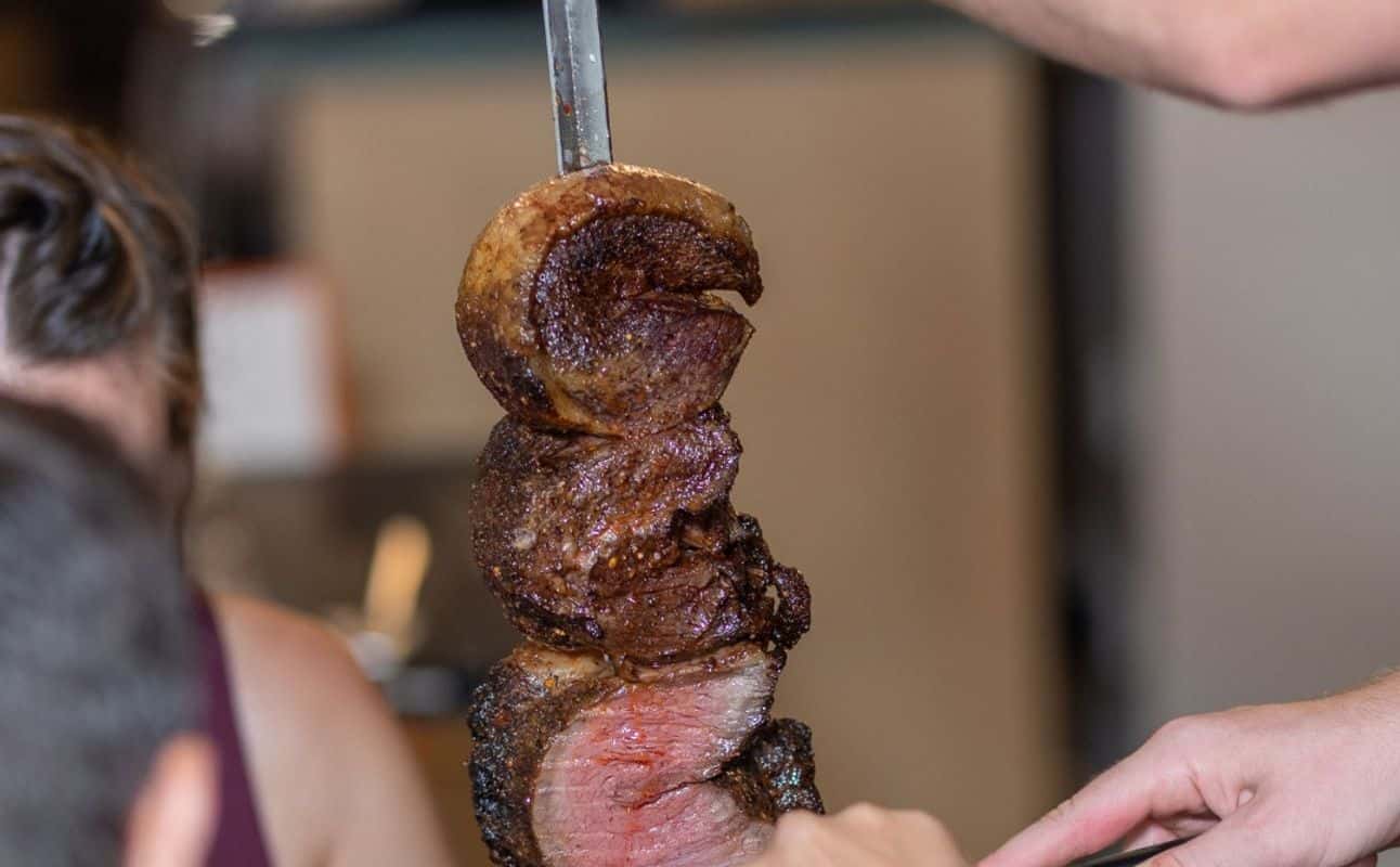 Enjoy Brazilian, Gluten Free options, Restaurant, Highchairs available, Wheelchair accessible, Table service, $$$$ and Groups cuisine at Bushfire Flame Grill in Cairns City Centre, Cairns