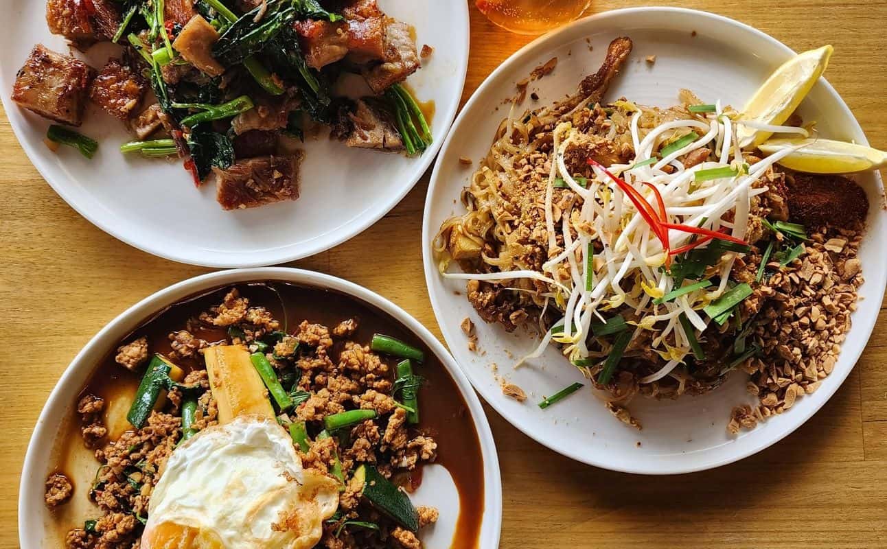 Enjoy Thai, Gluten Free options, Vegan options, Hotel restaurant, Non-smoking, Indoor & outdoor seating, Street parking, Private dining, $$, Groups and Families cuisine at Tiki's Thai Cuisine in Semaphore, Adelaide