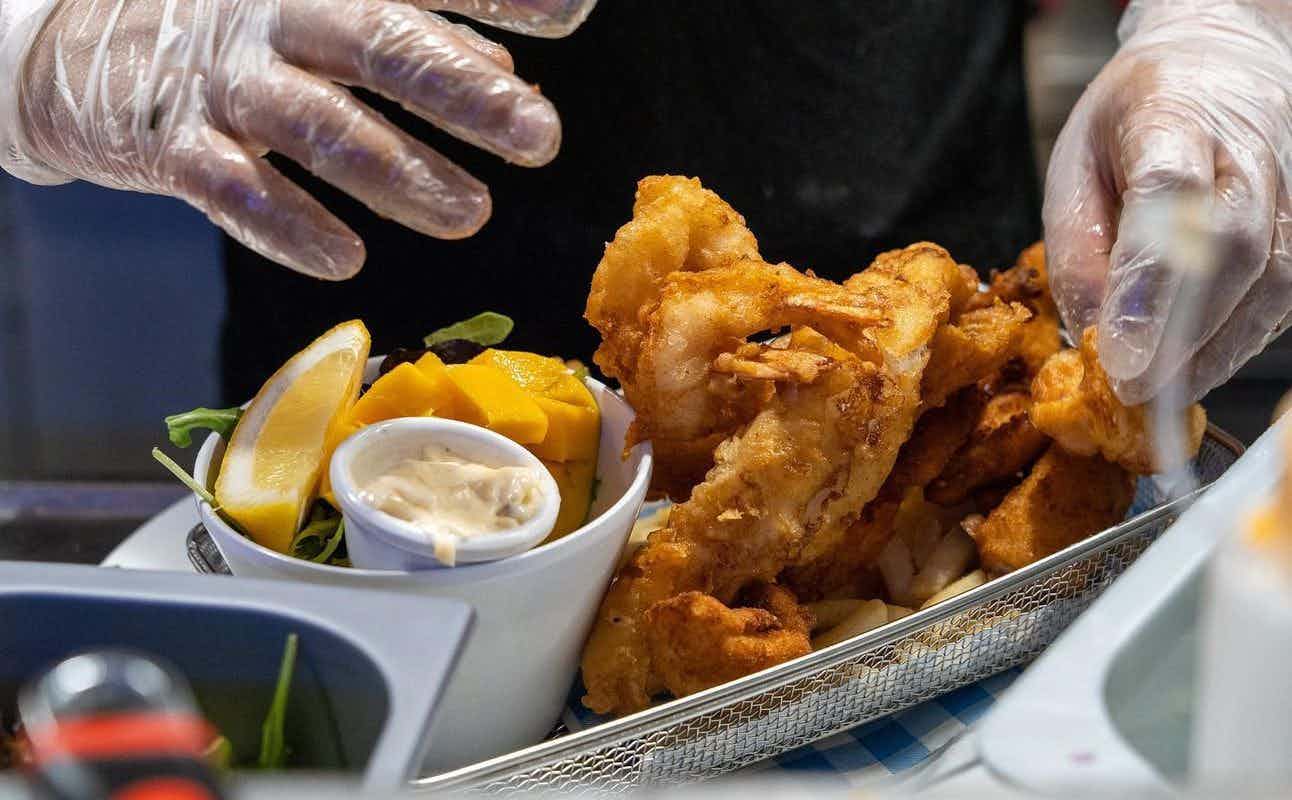Enjoy Seafood and Family cuisine at Crusty Crabs in Ryde, Sydney