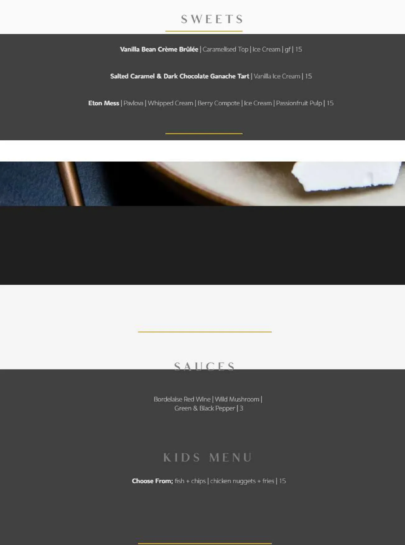 George Banks Rooftop Bar & Bistro menu, page 3