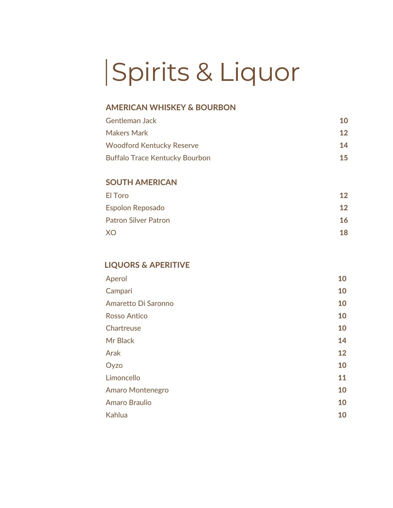 Little Miss menu, page 11