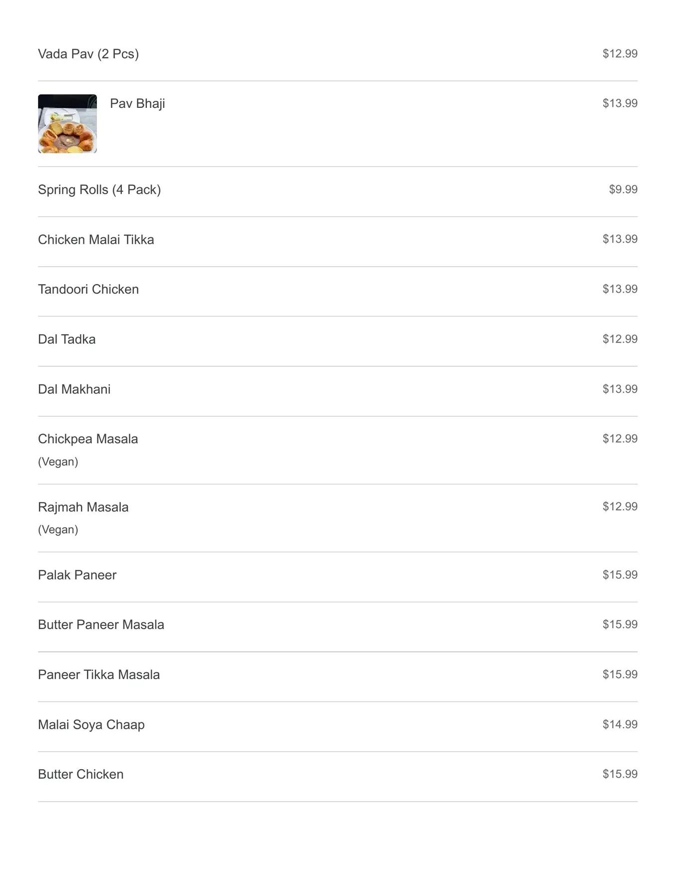 That's So Melbourne menu, page 3