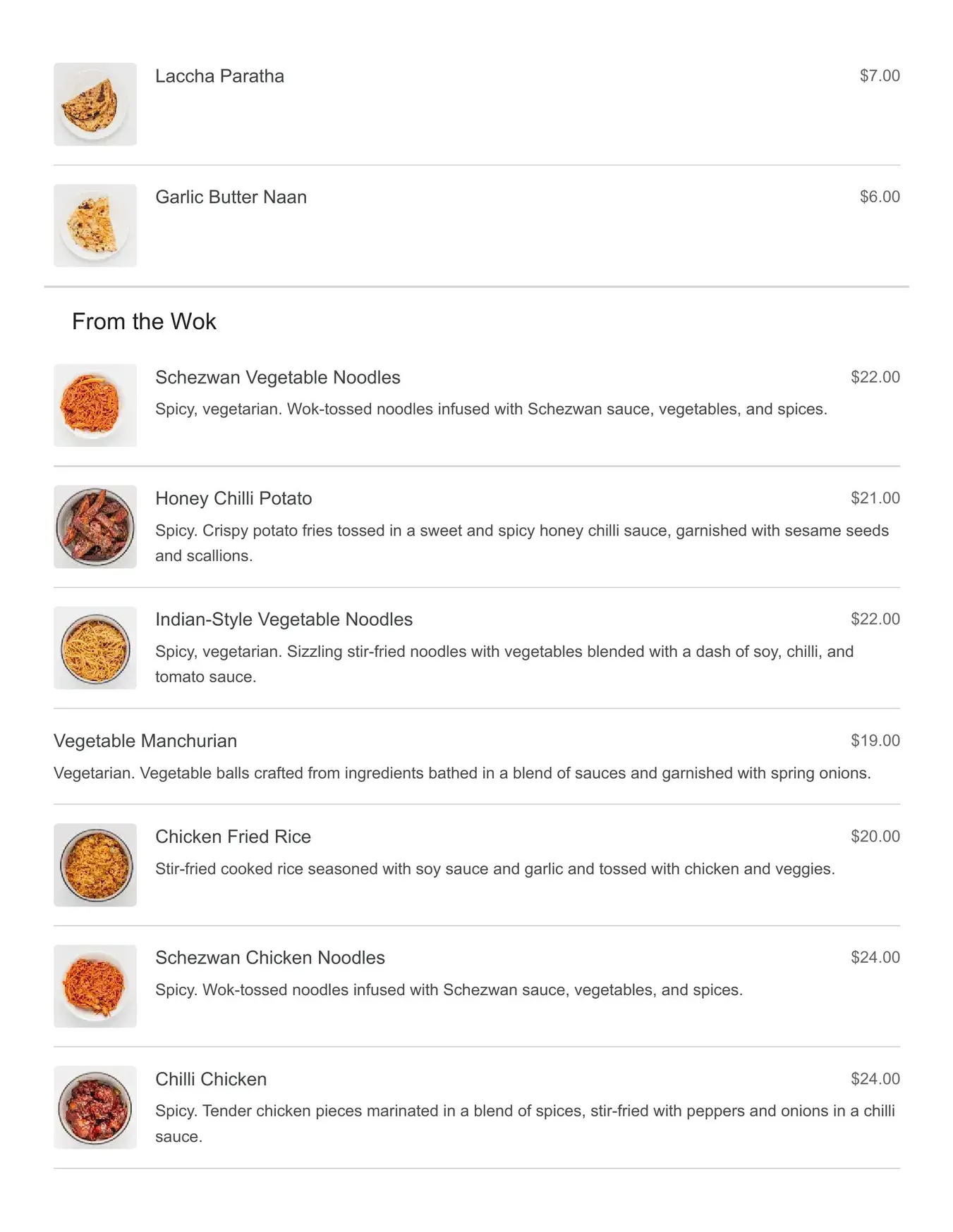 Chakna Tandoori Bites menu, page 5
