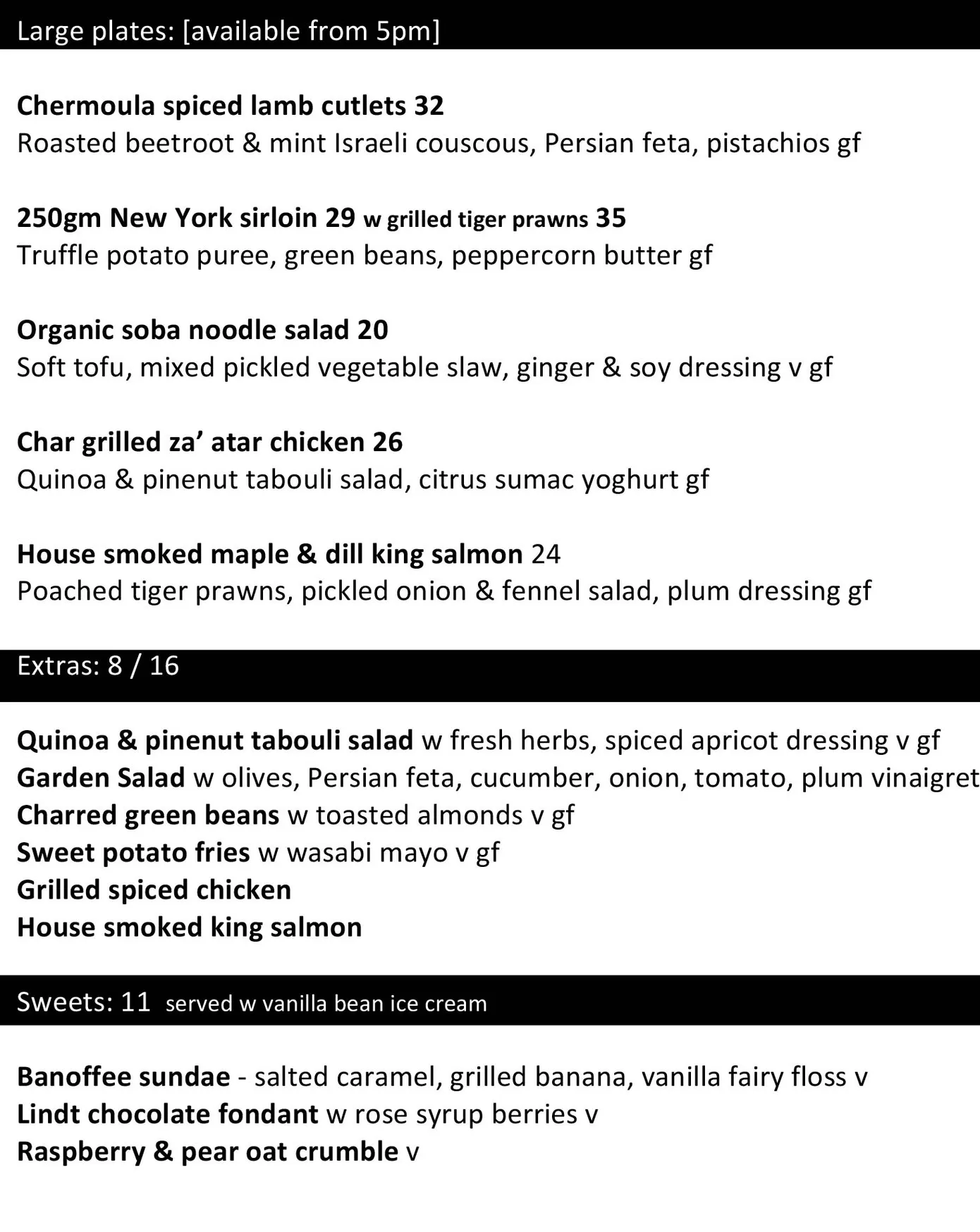Onyx Broadbeach menu, page 2