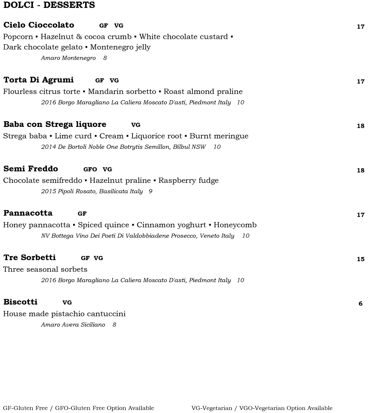 Assaggio Ristorante menu, page 6