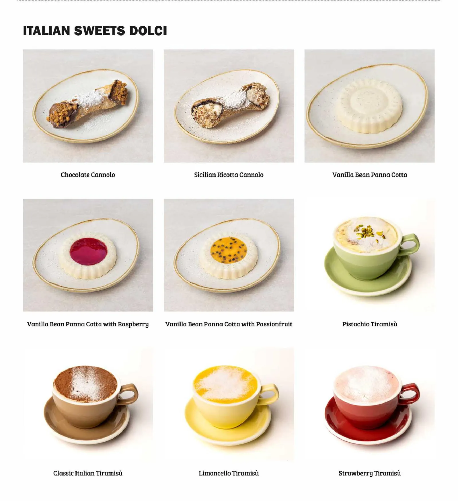 Gnocchi Gnocchi Brothers menu, page 4