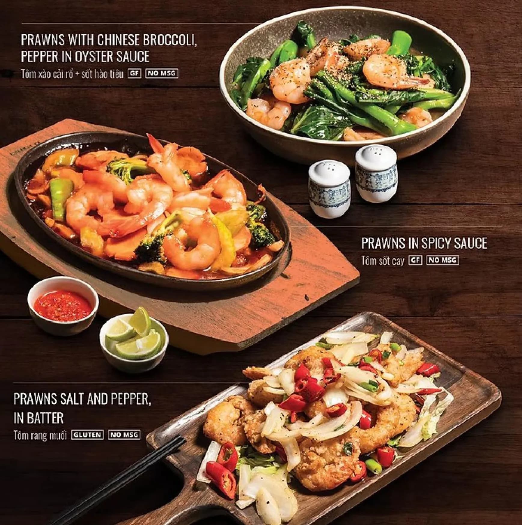 Tran Tran menu, page 18