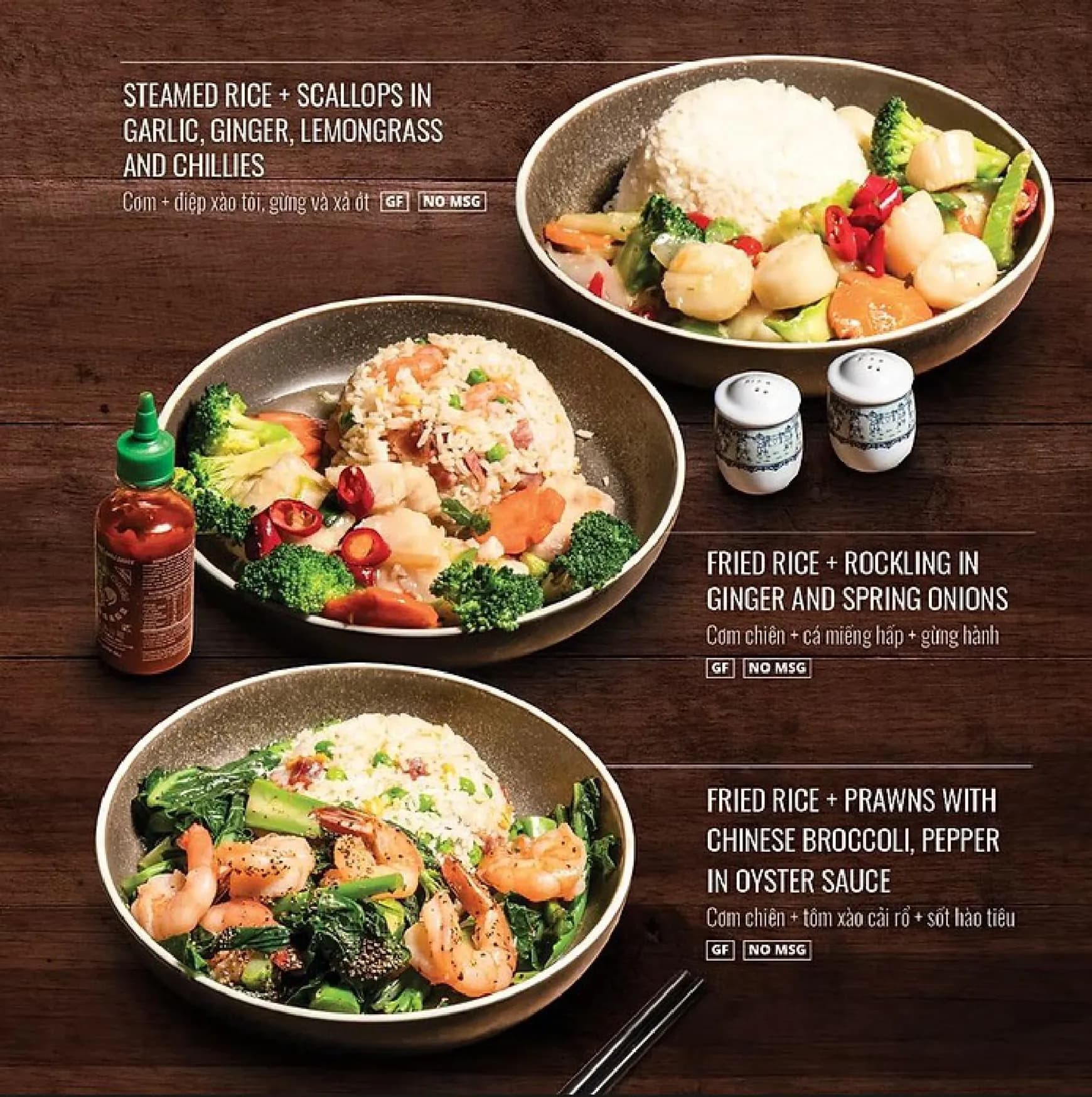 Tran Tran menu, page 50