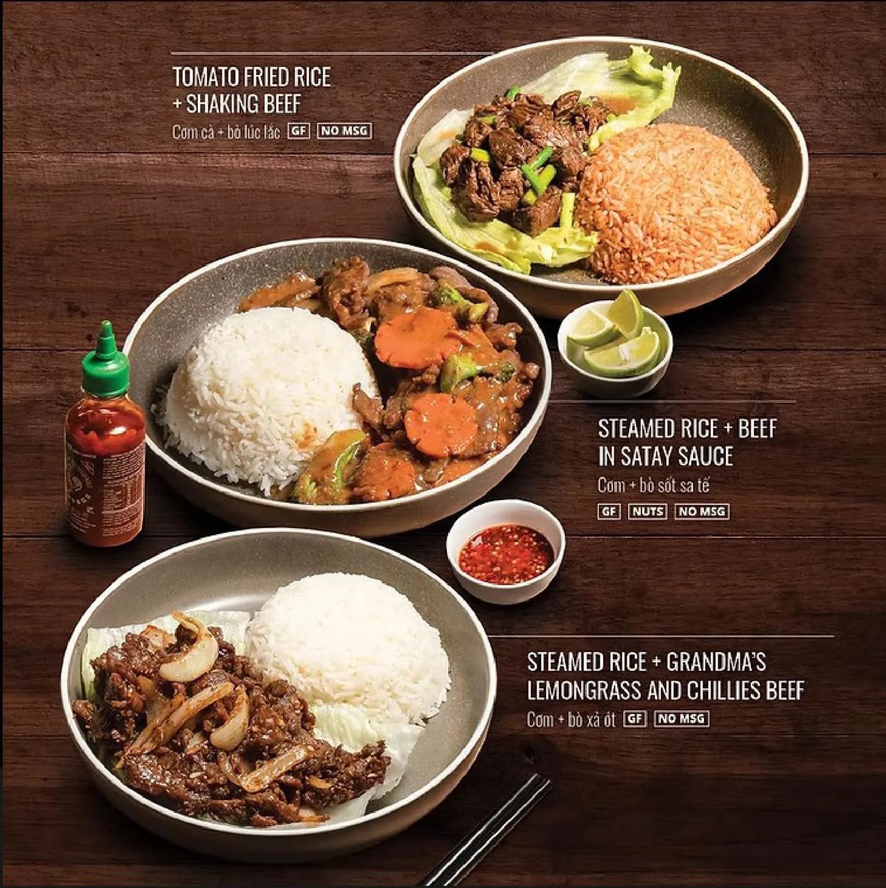 Tran Tran menu, page 39