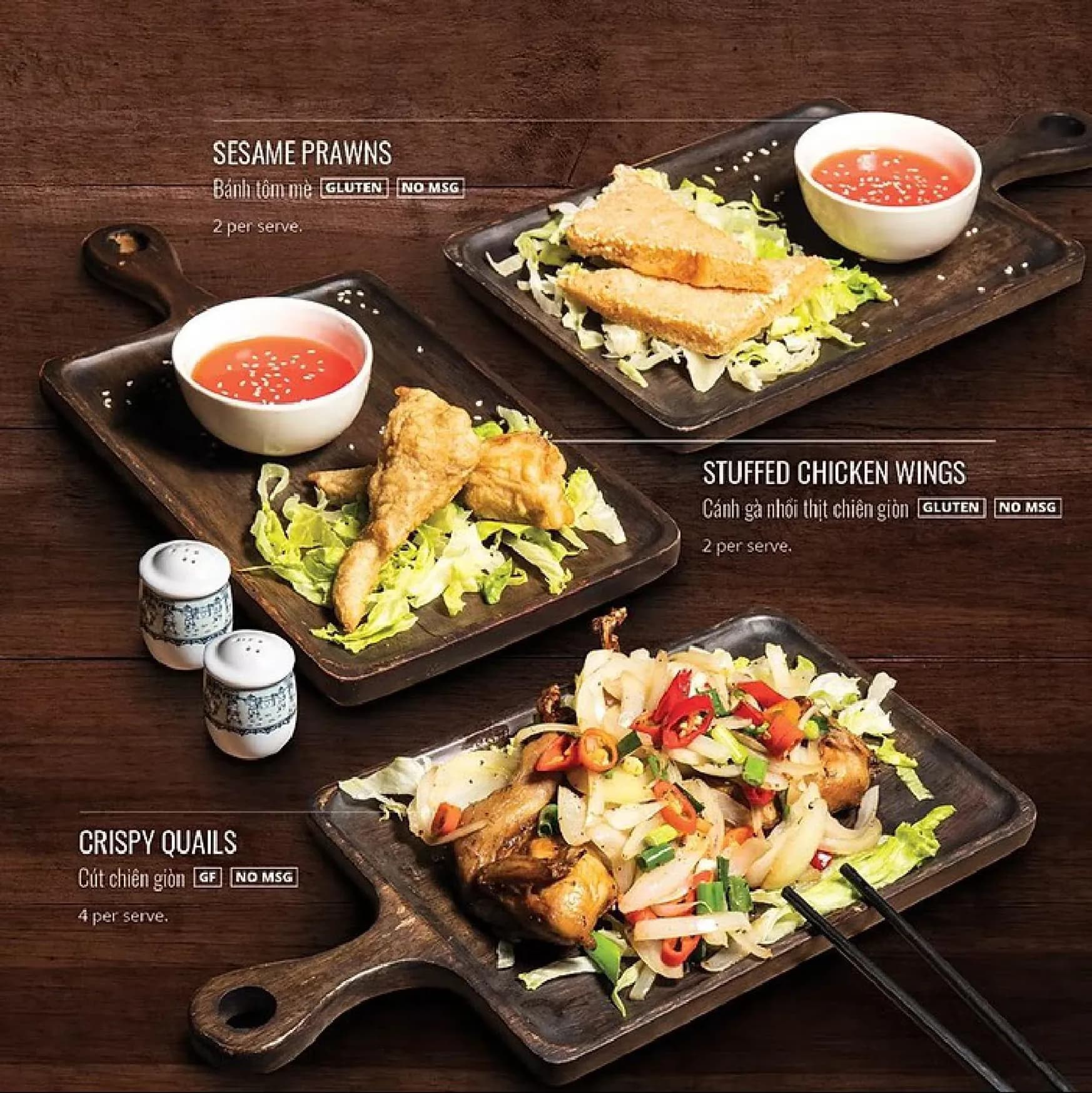 Tran Tran menu, page 6