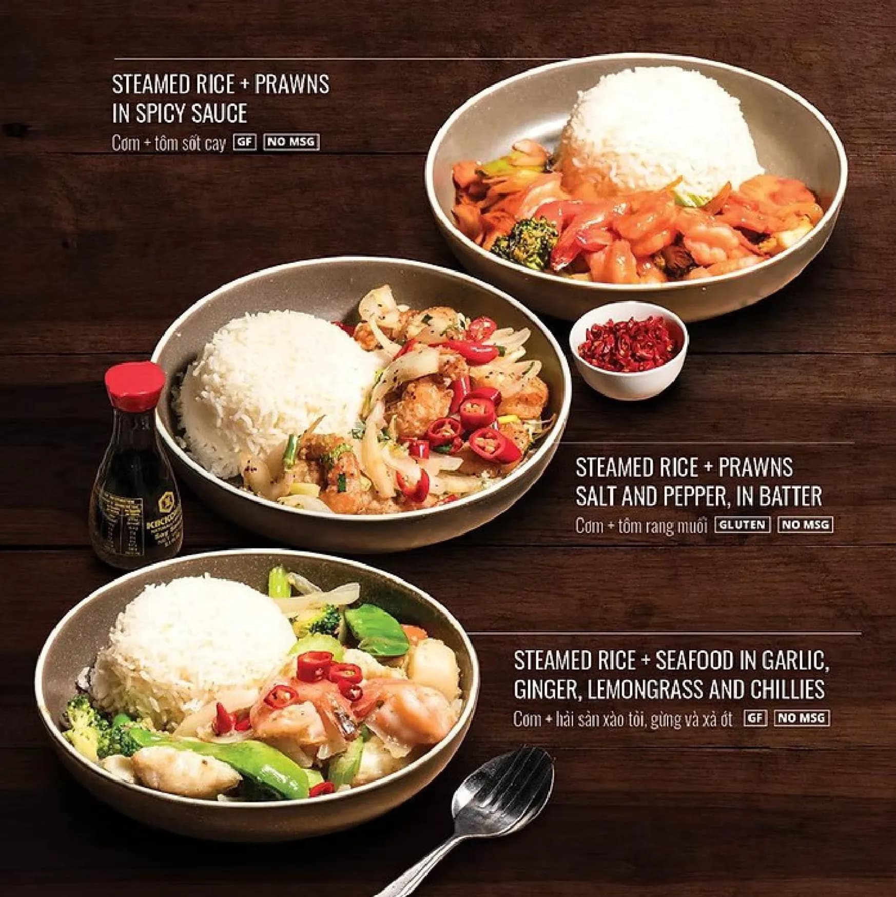 Tran Tran menu, page 49