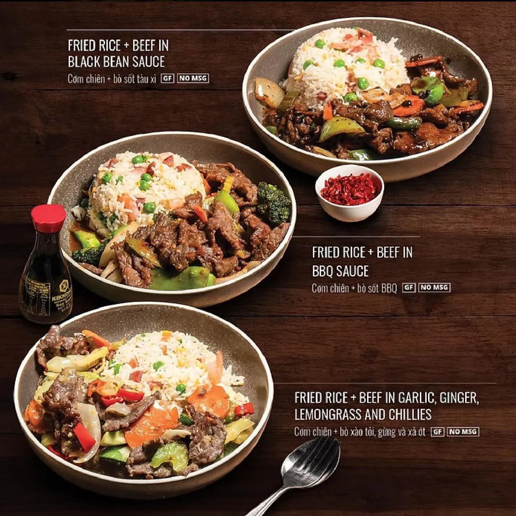 Tran Tran menu, page 40
