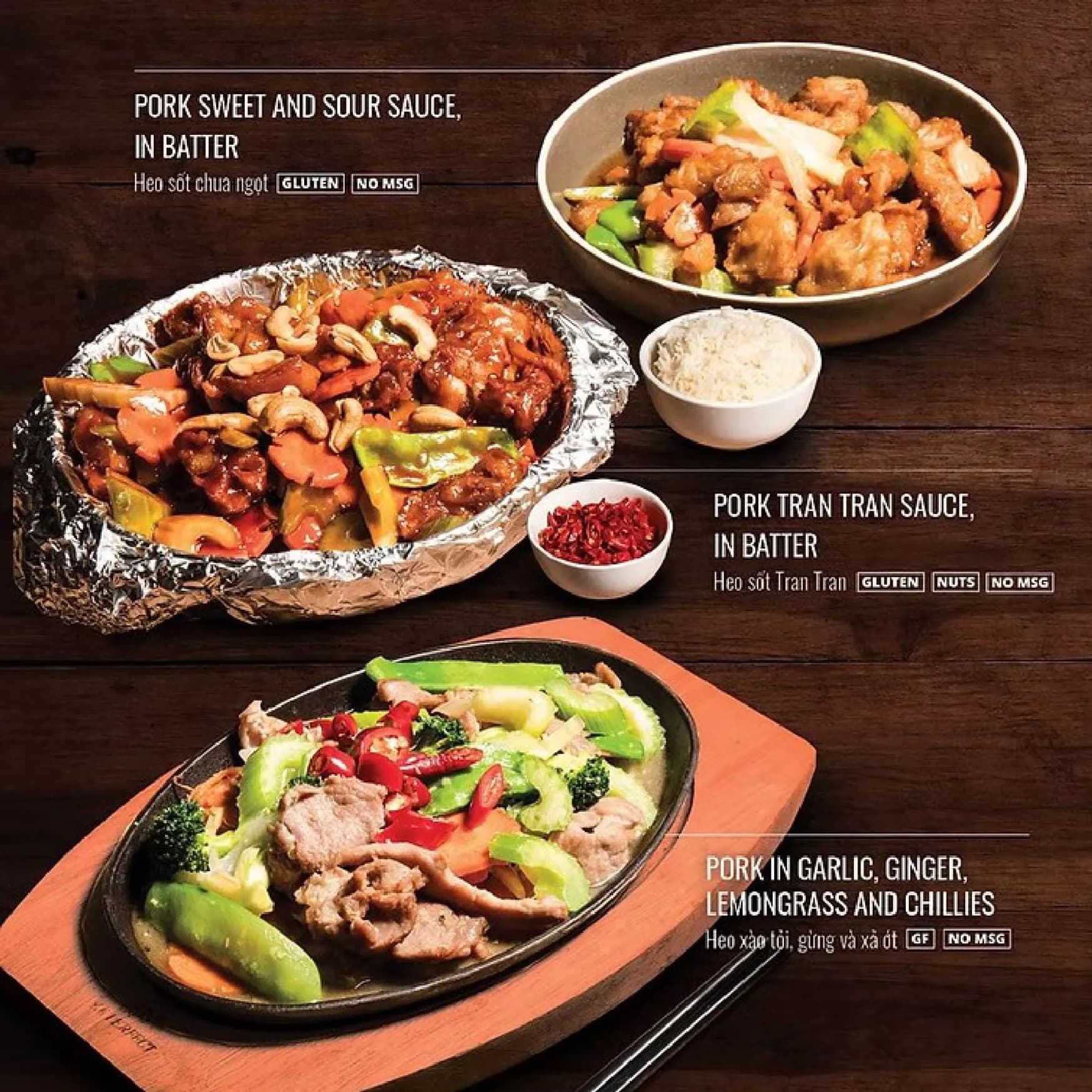 Tran Tran menu, page 15