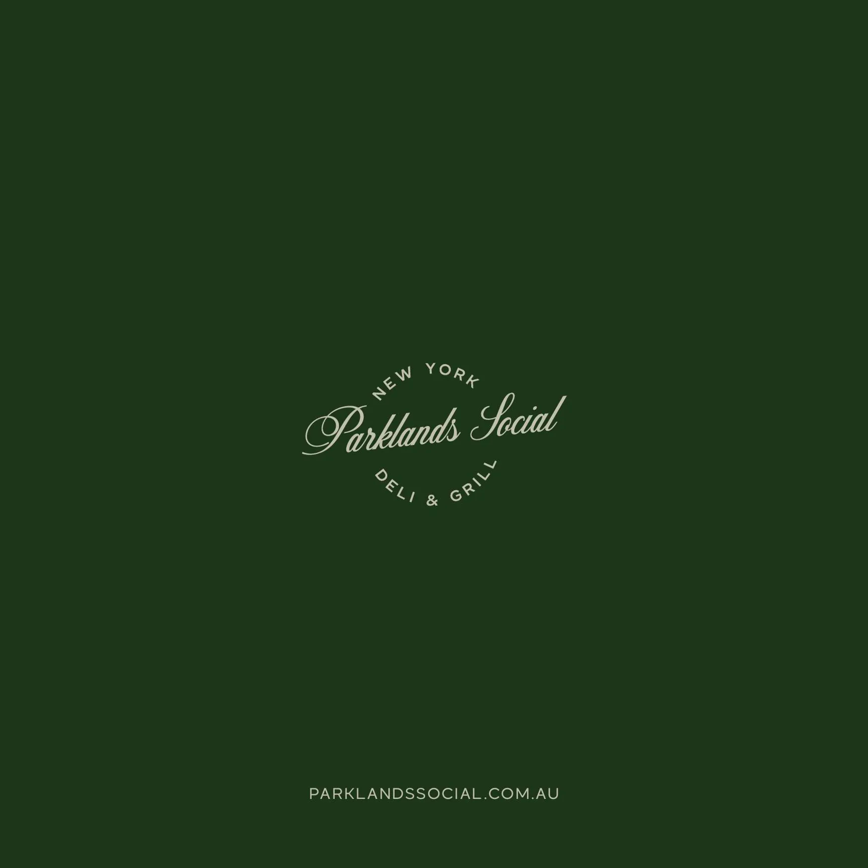 Parklands Social menu, page 17