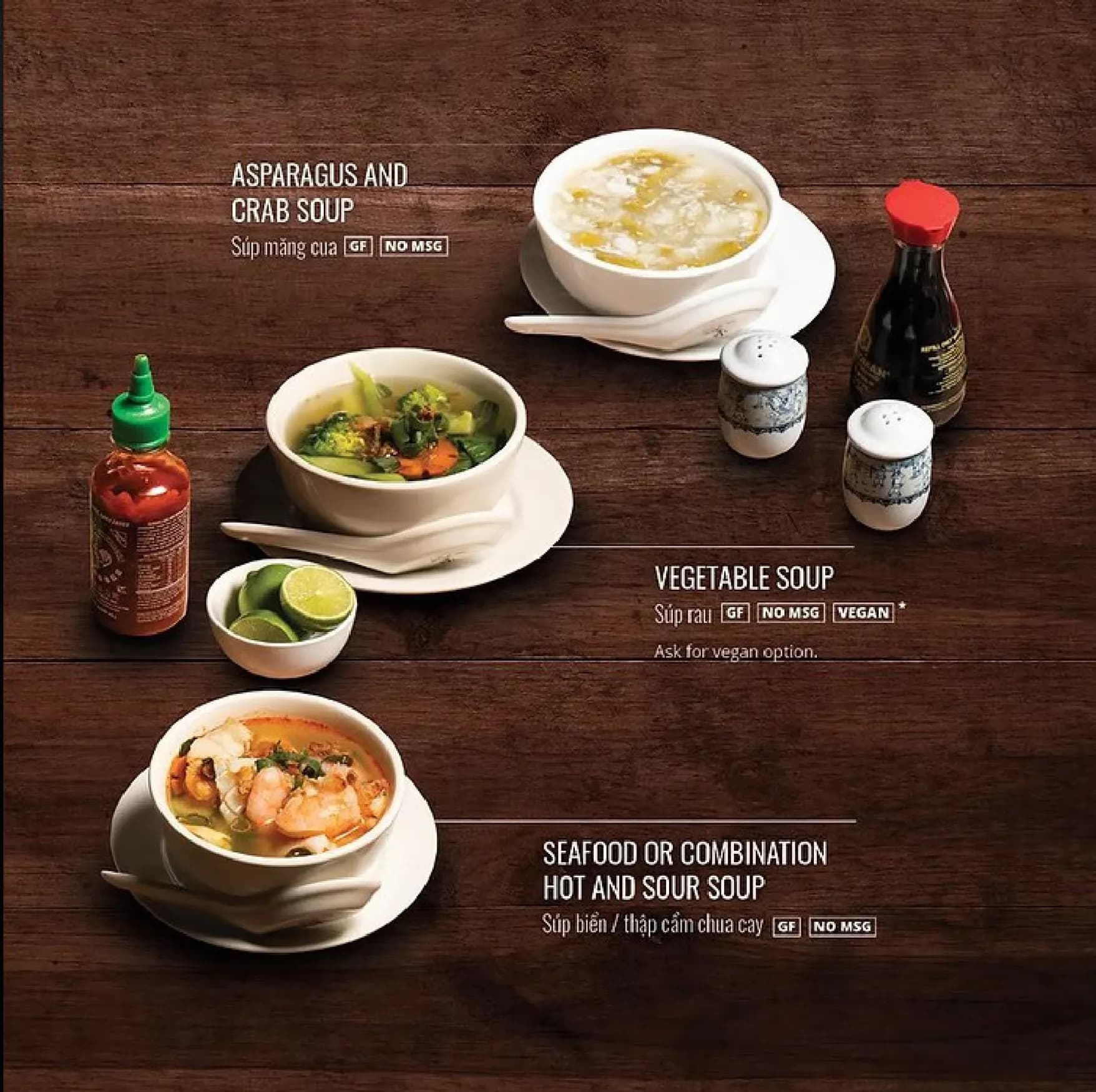 Tran Tran menu, page 2