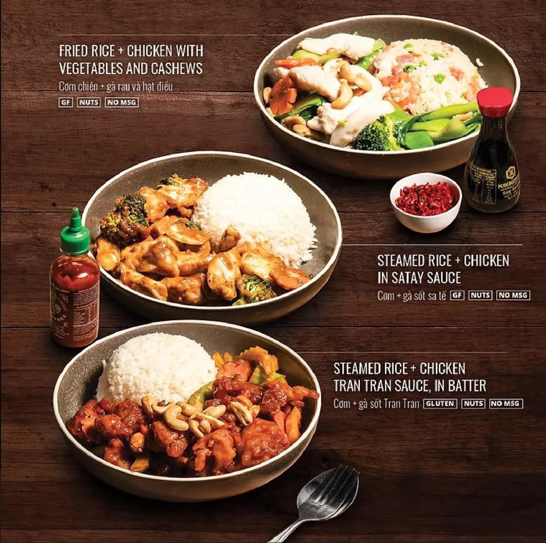 Tran Tran menu, page 42