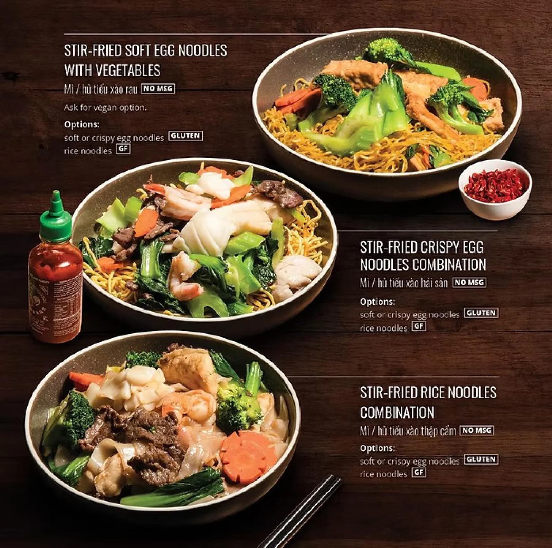 Tran Tran menu, page 34