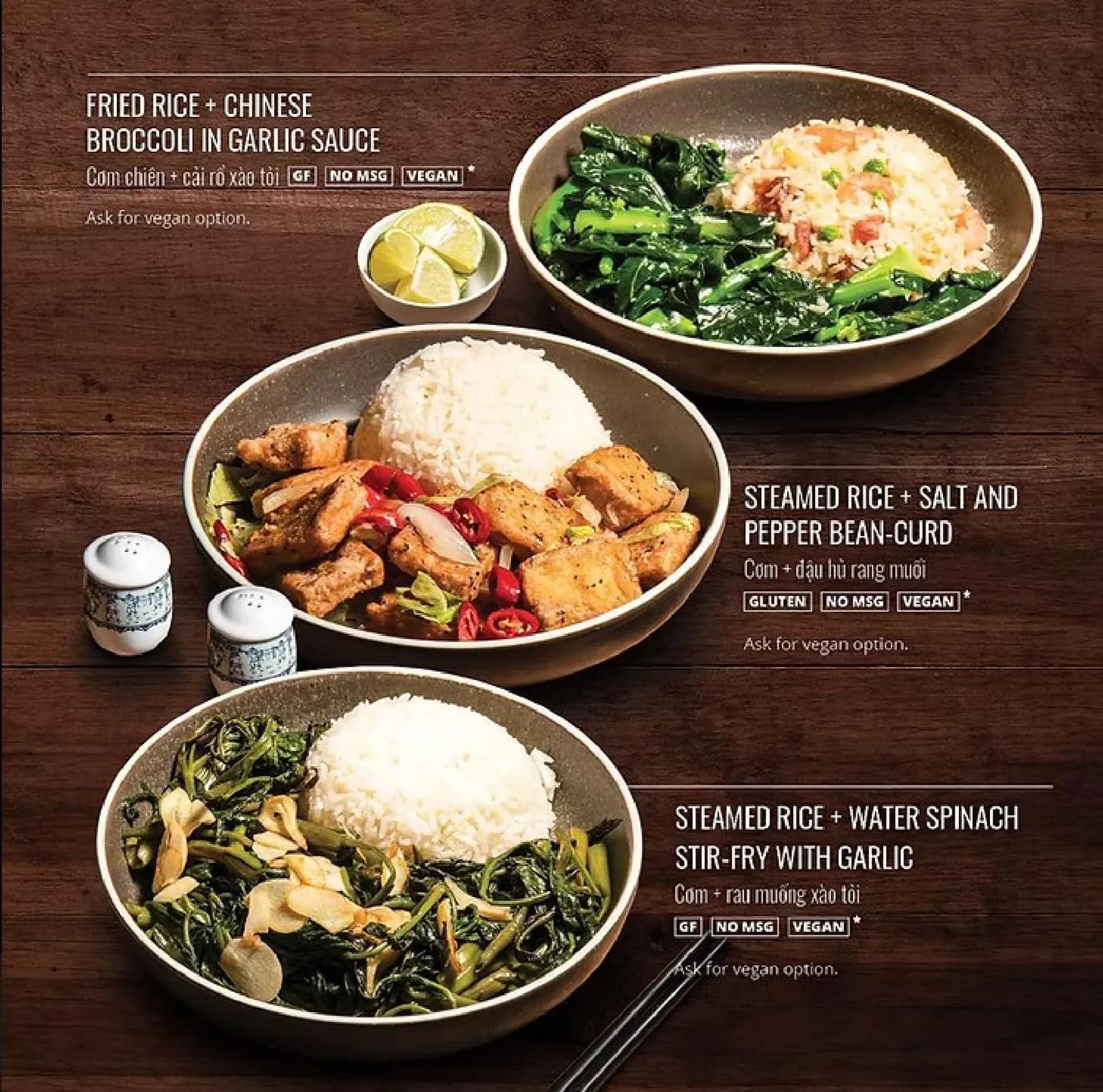Tran Tran menu, page 52