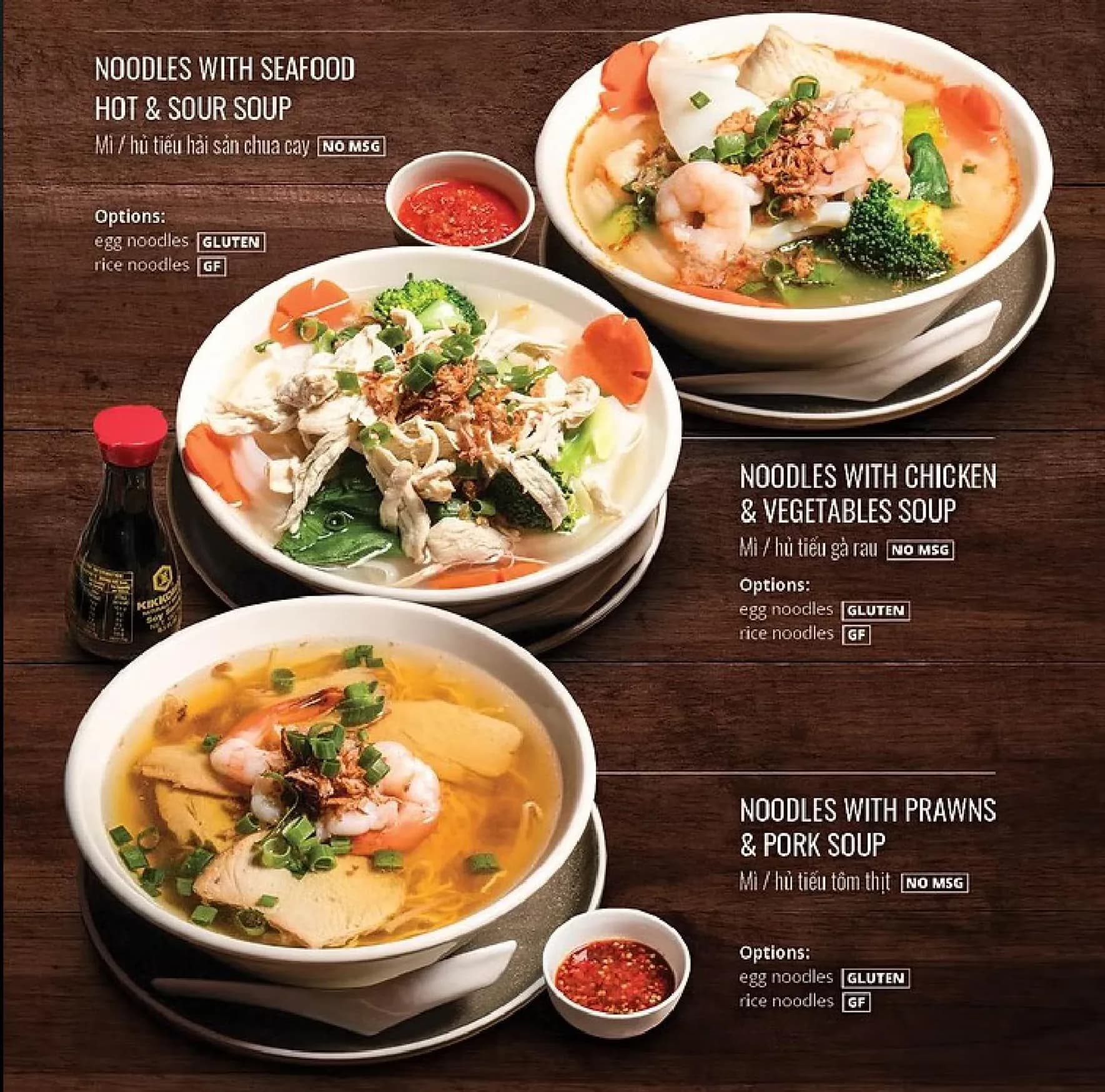 Tran Tran menu, page 28