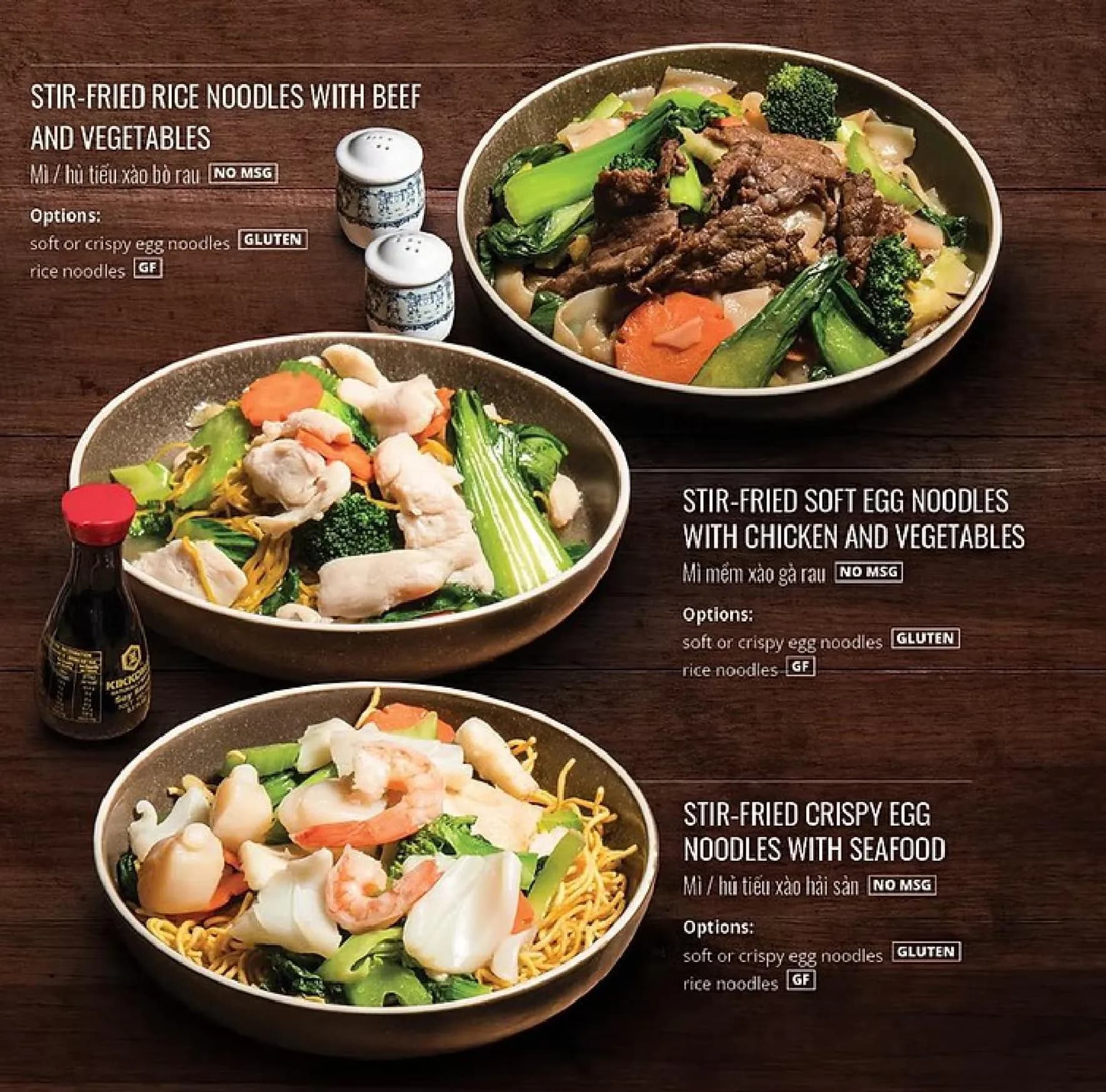 Tran Tran menu, page 63