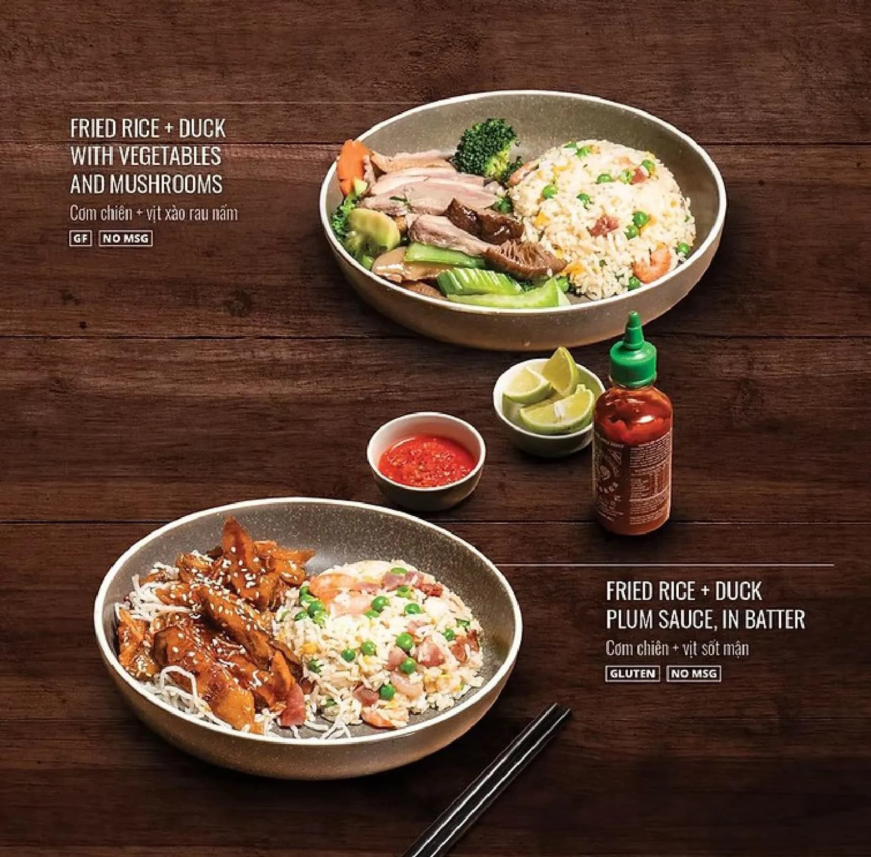 Tran Tran menu, page 45