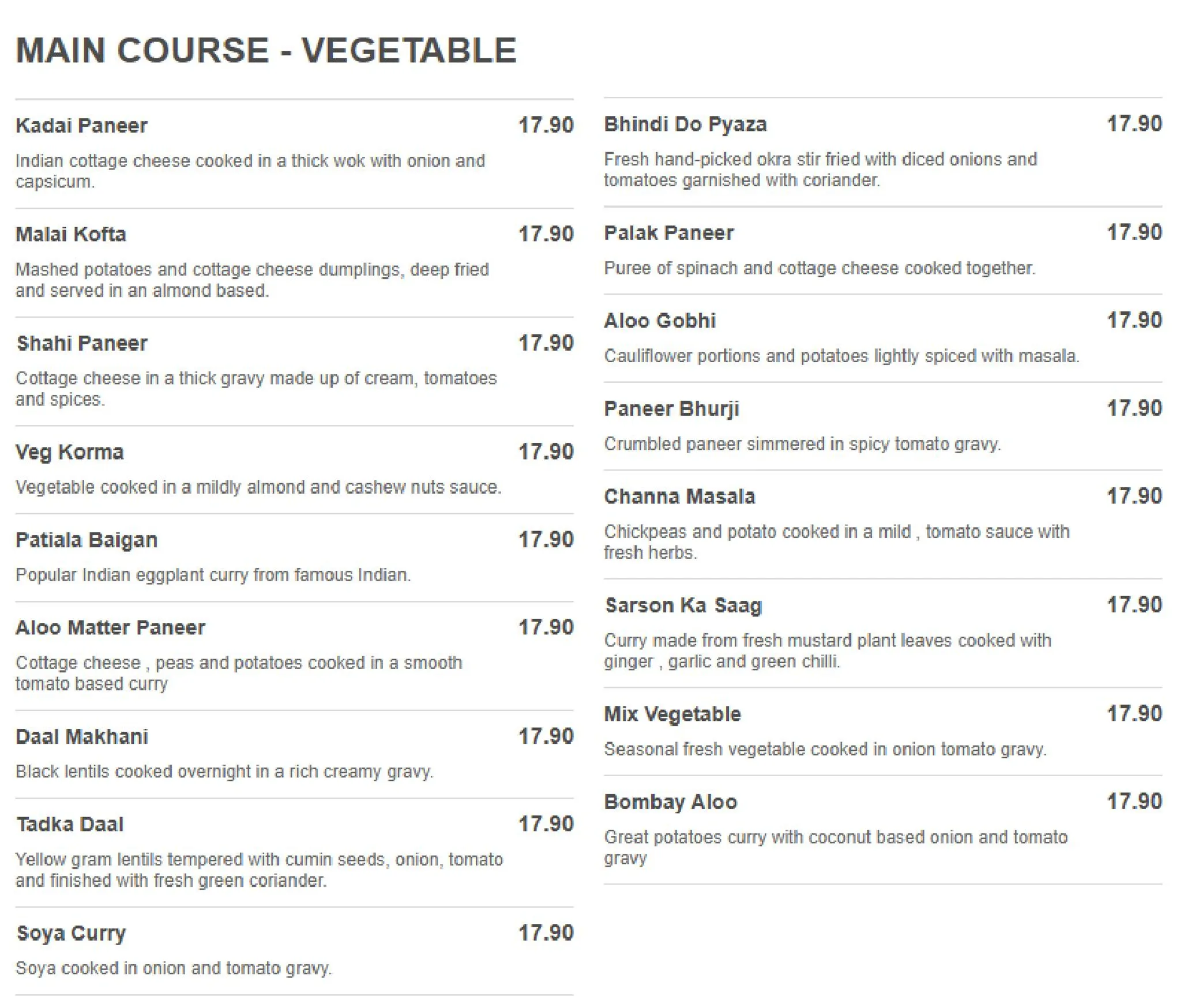 Jaggi’s Indian Eatery Seven Hills menu, page 3