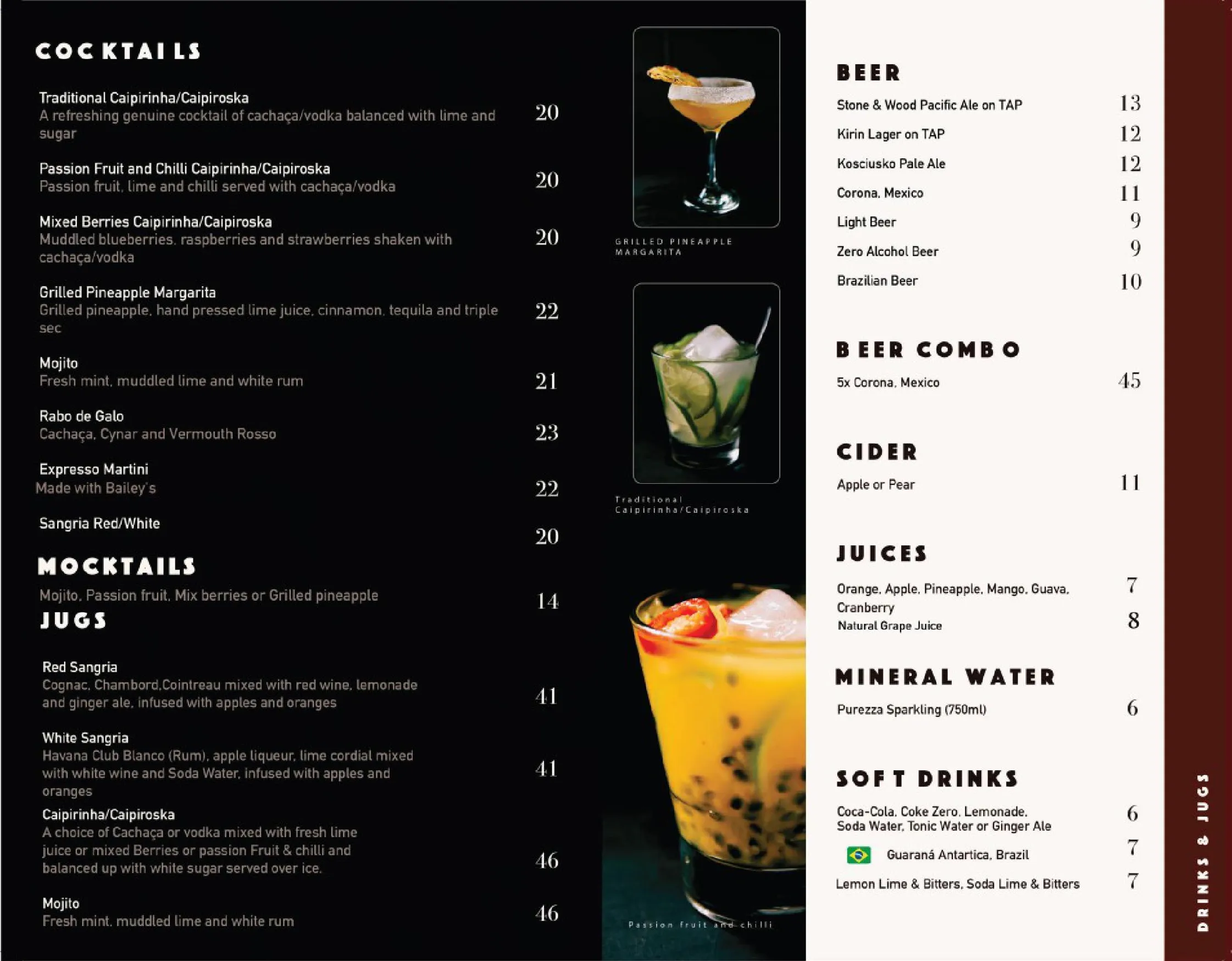 BahBQ menu, page 4