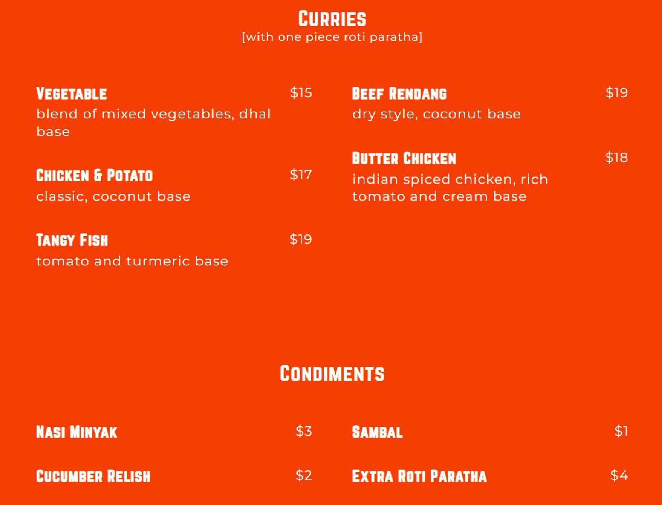 Kafe Kooks menu, page 6