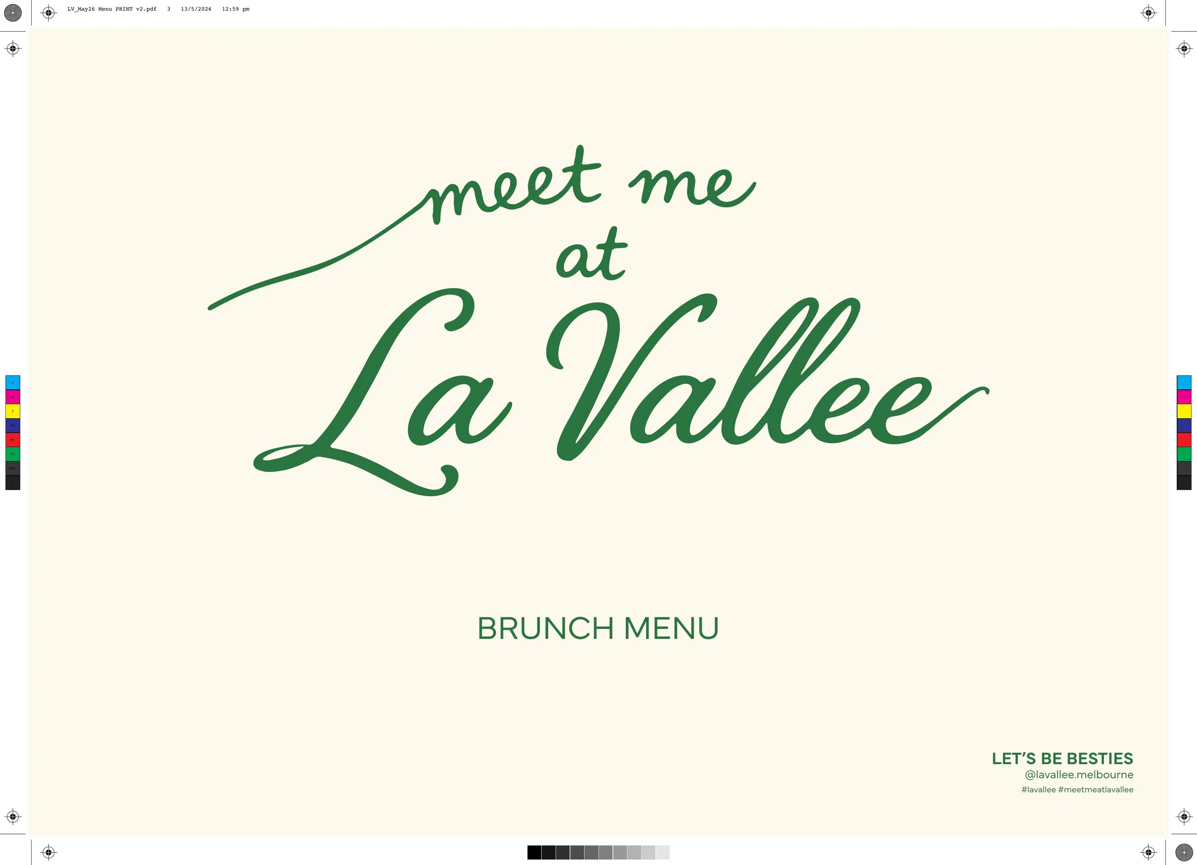 La Vallee Cafe and Restaurant menu, page 4