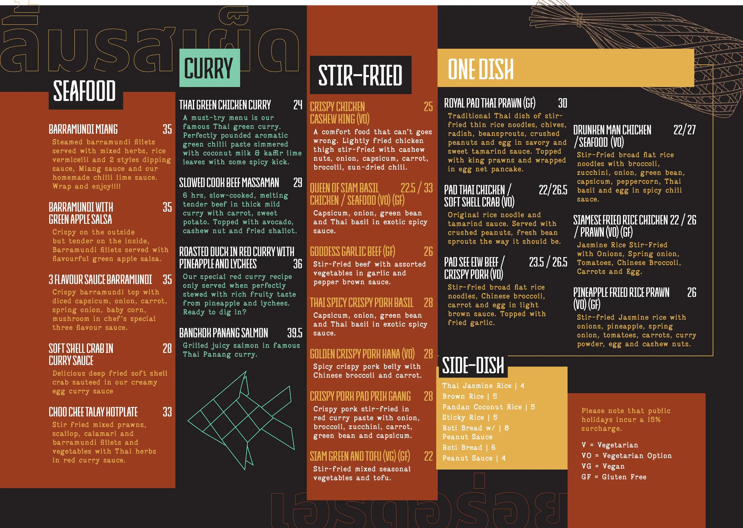 R-HAAN menu, page 2