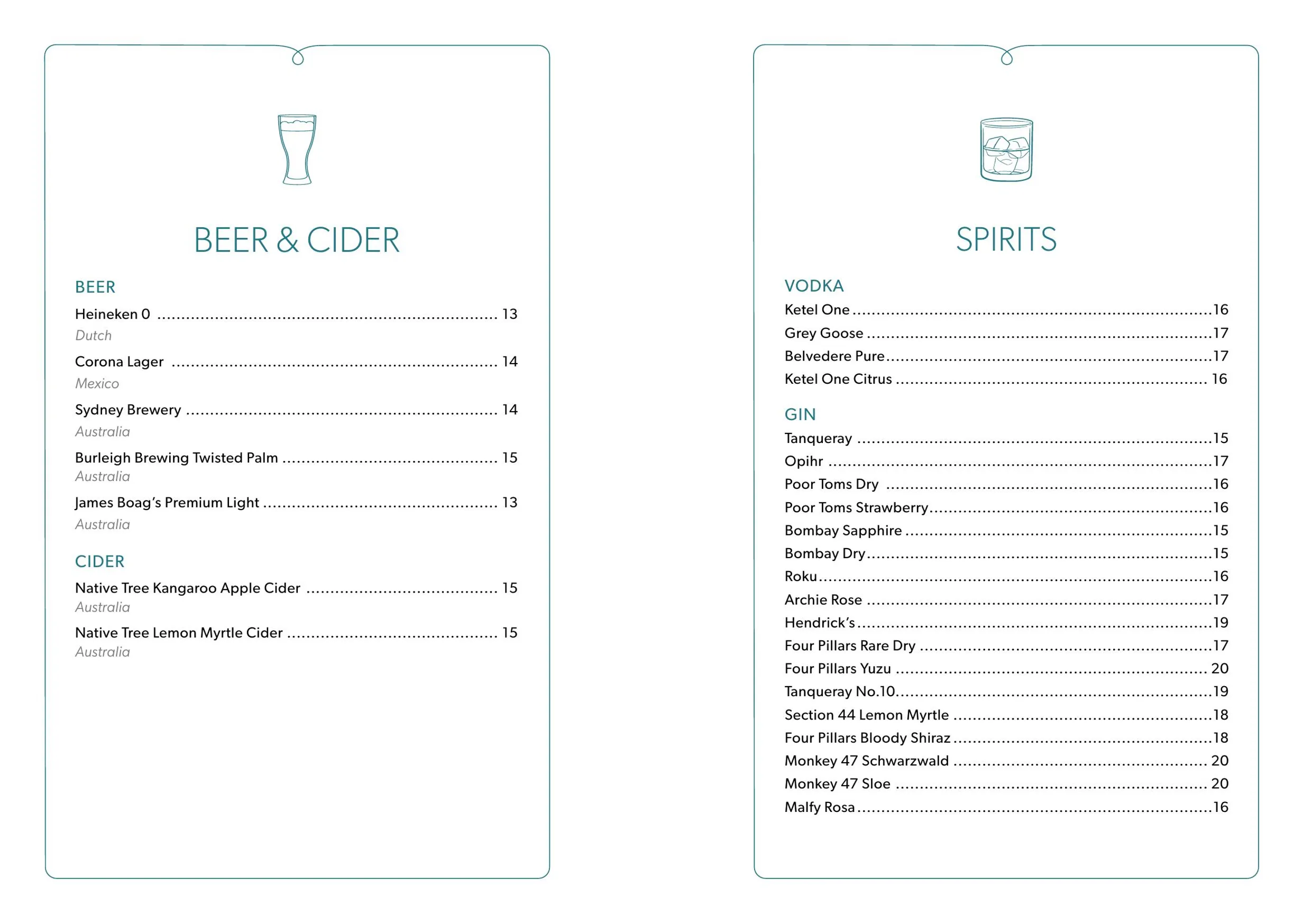 Sailmaker Restaurant menu, page 7