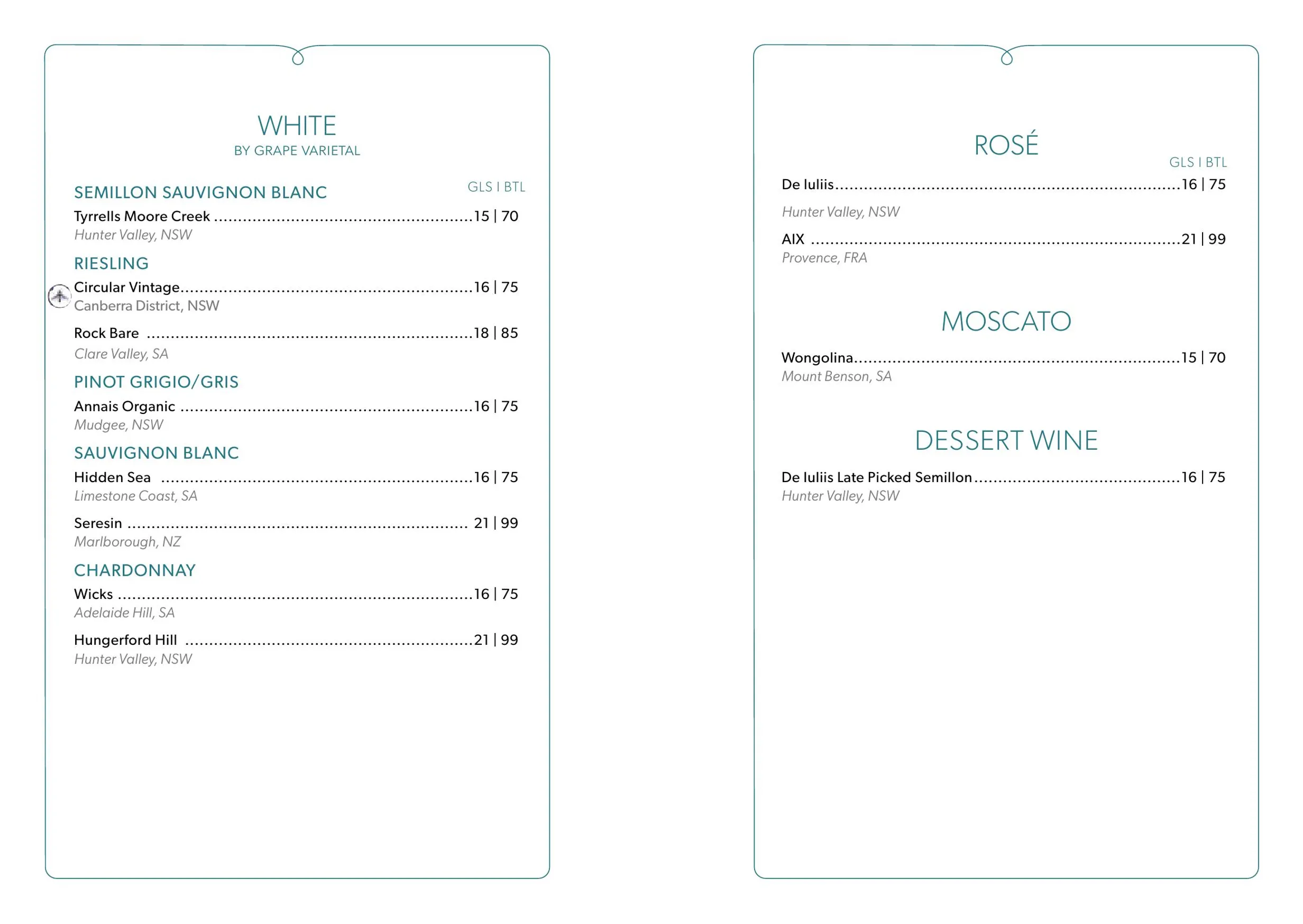 Sailmaker Restaurant menu, page 4