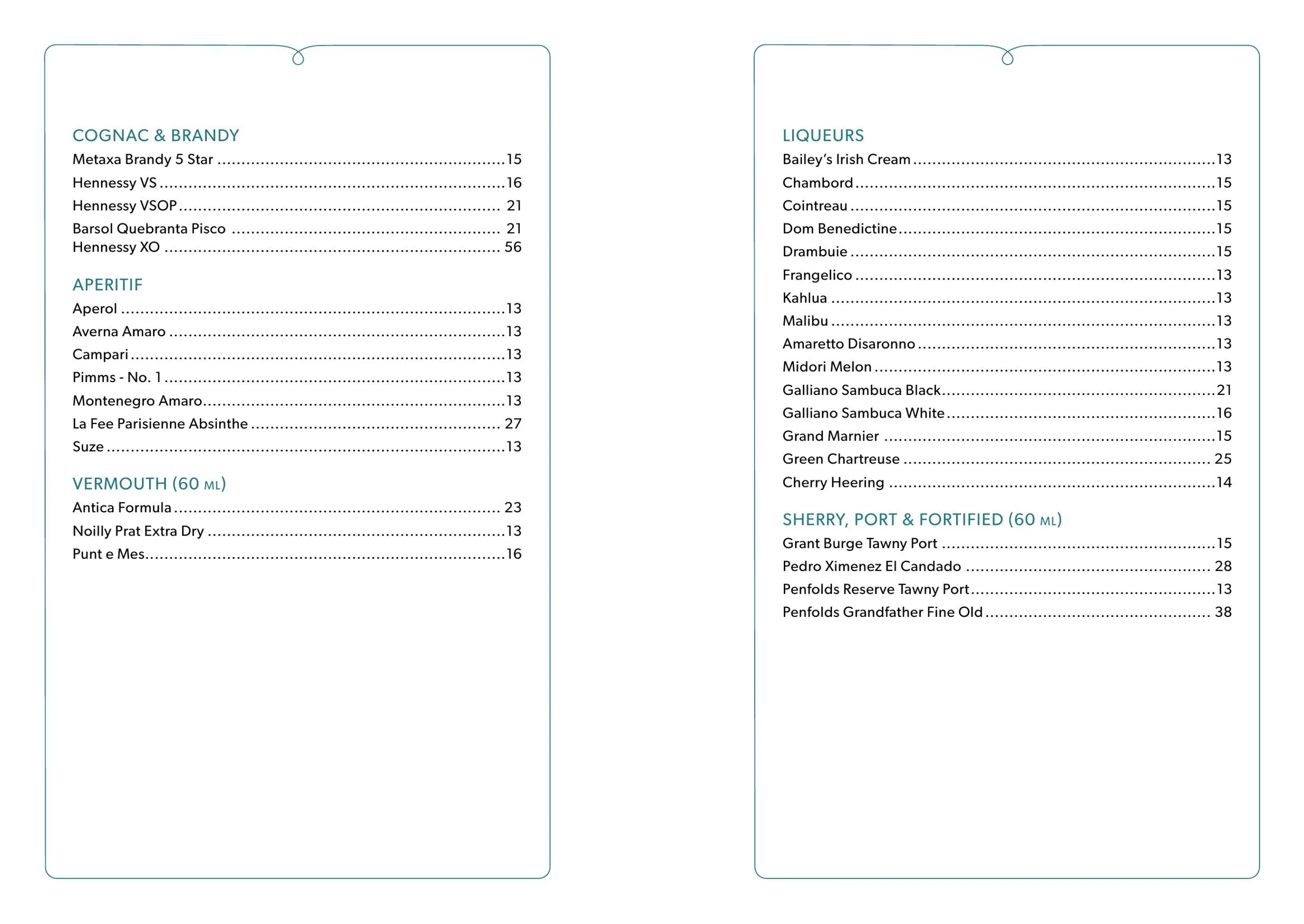 Sailmaker Restaurant menu, page 9
