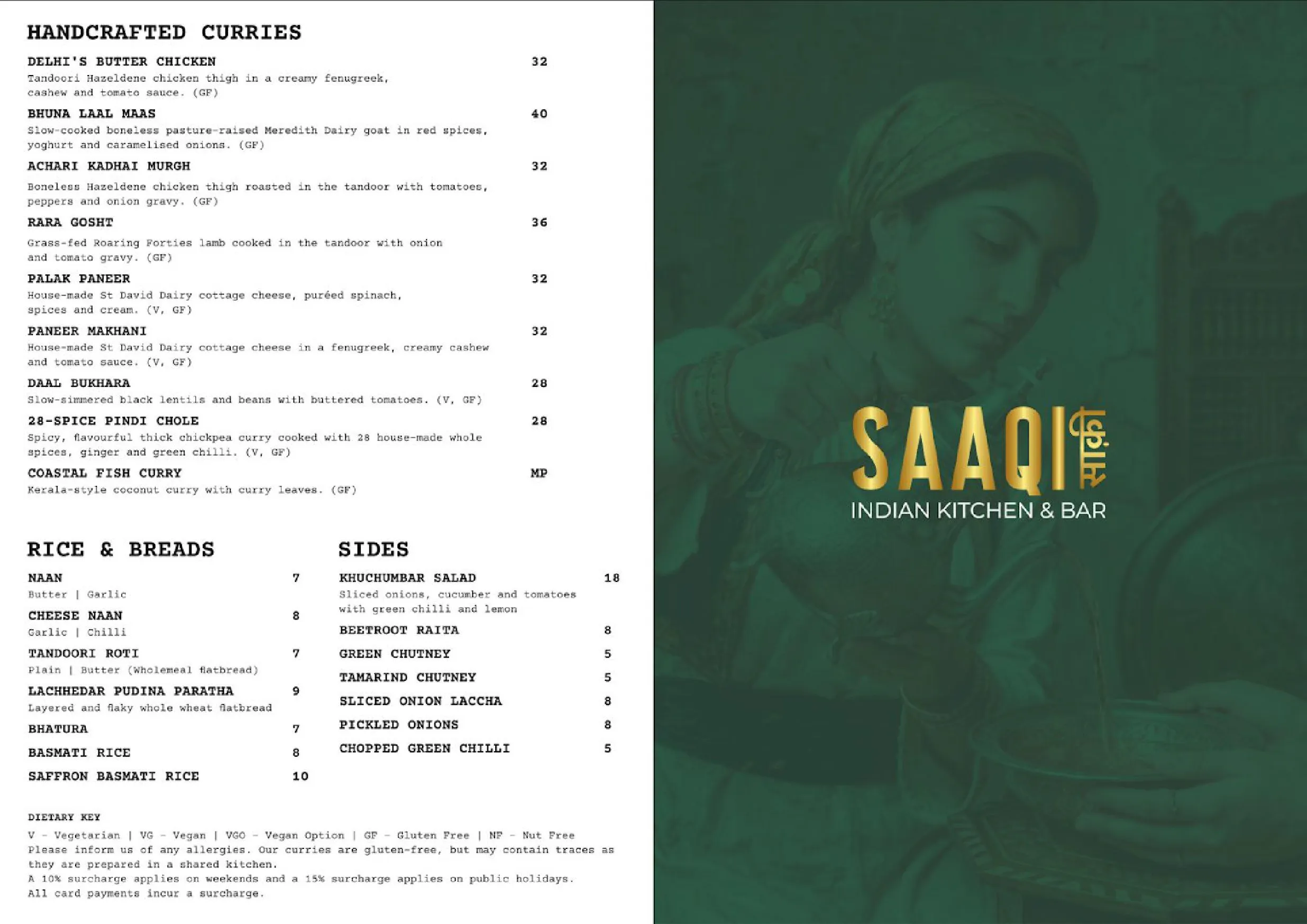 SAAQI menu, page 2
