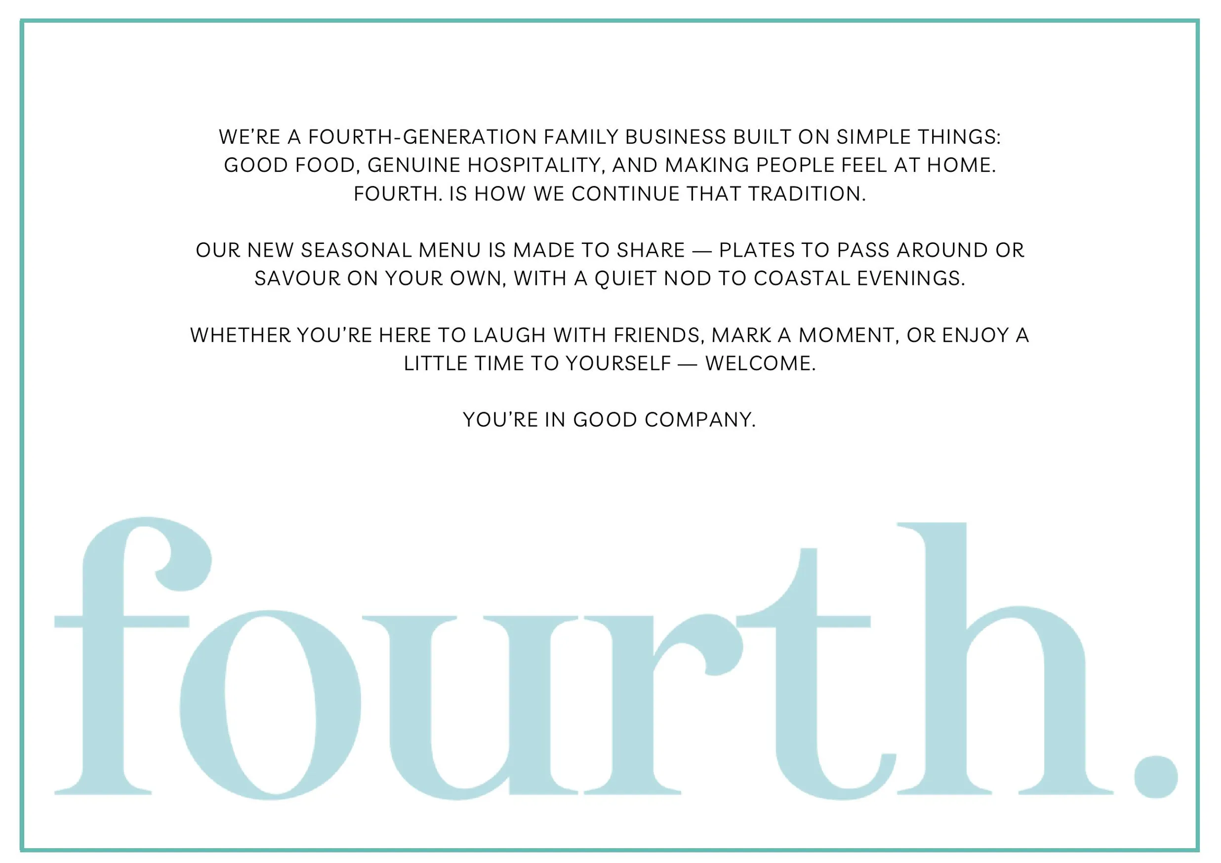 Fourth menu, page 3