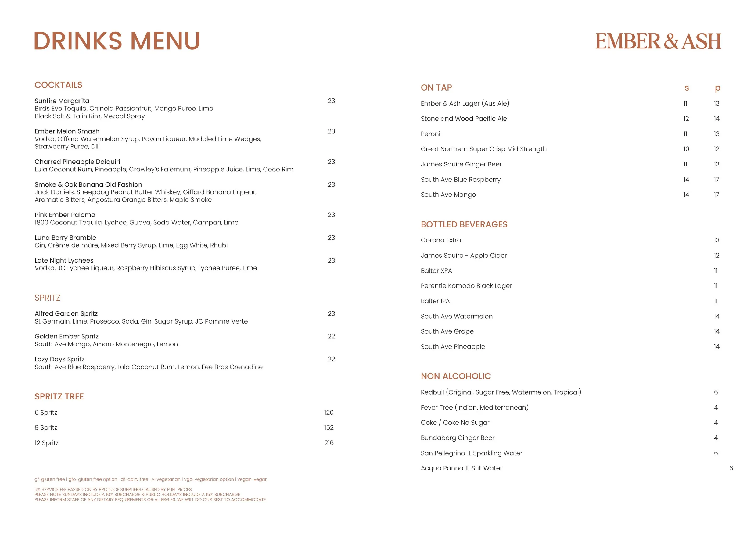 Ember & Ash Restaurant menu, page 6