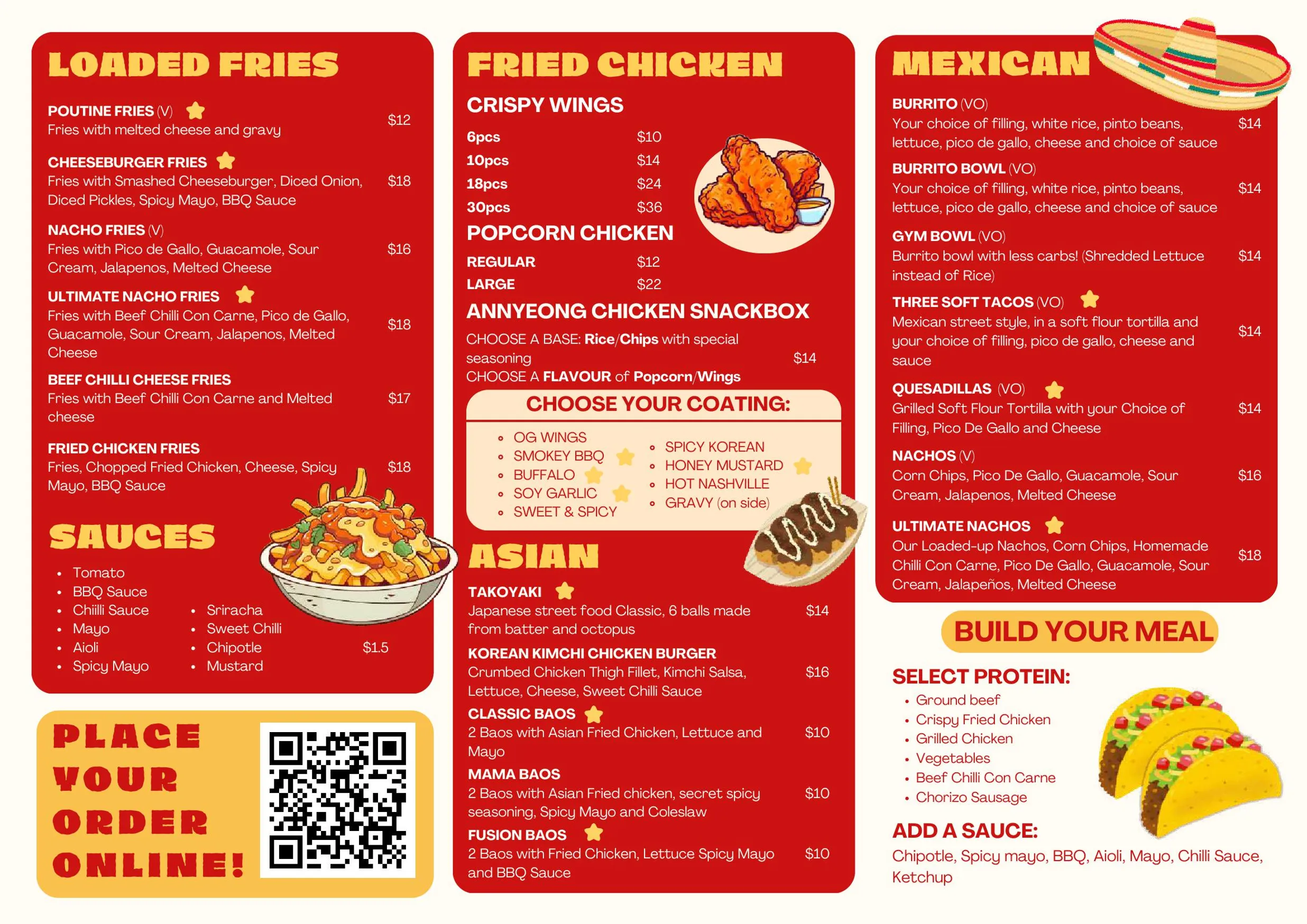 Garden State Diner menu, page 2