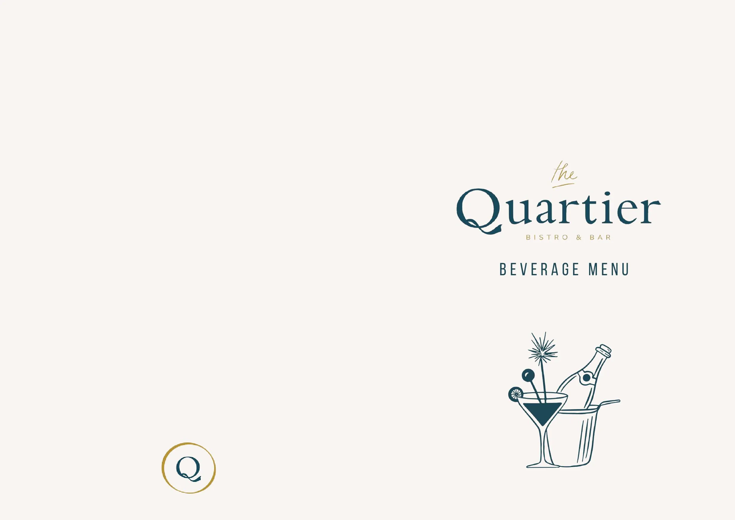 The Quartier menu, page 7