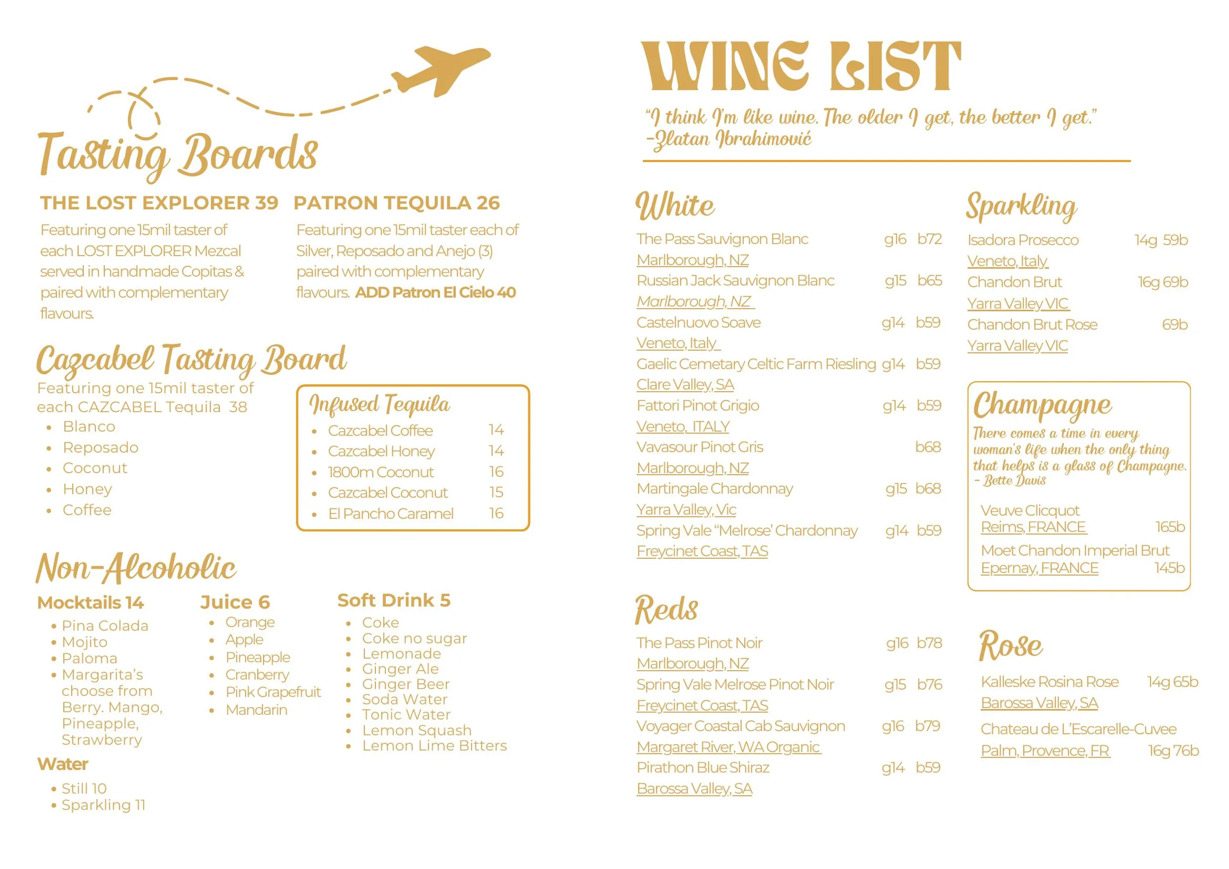Nude Amigos menu, page 10